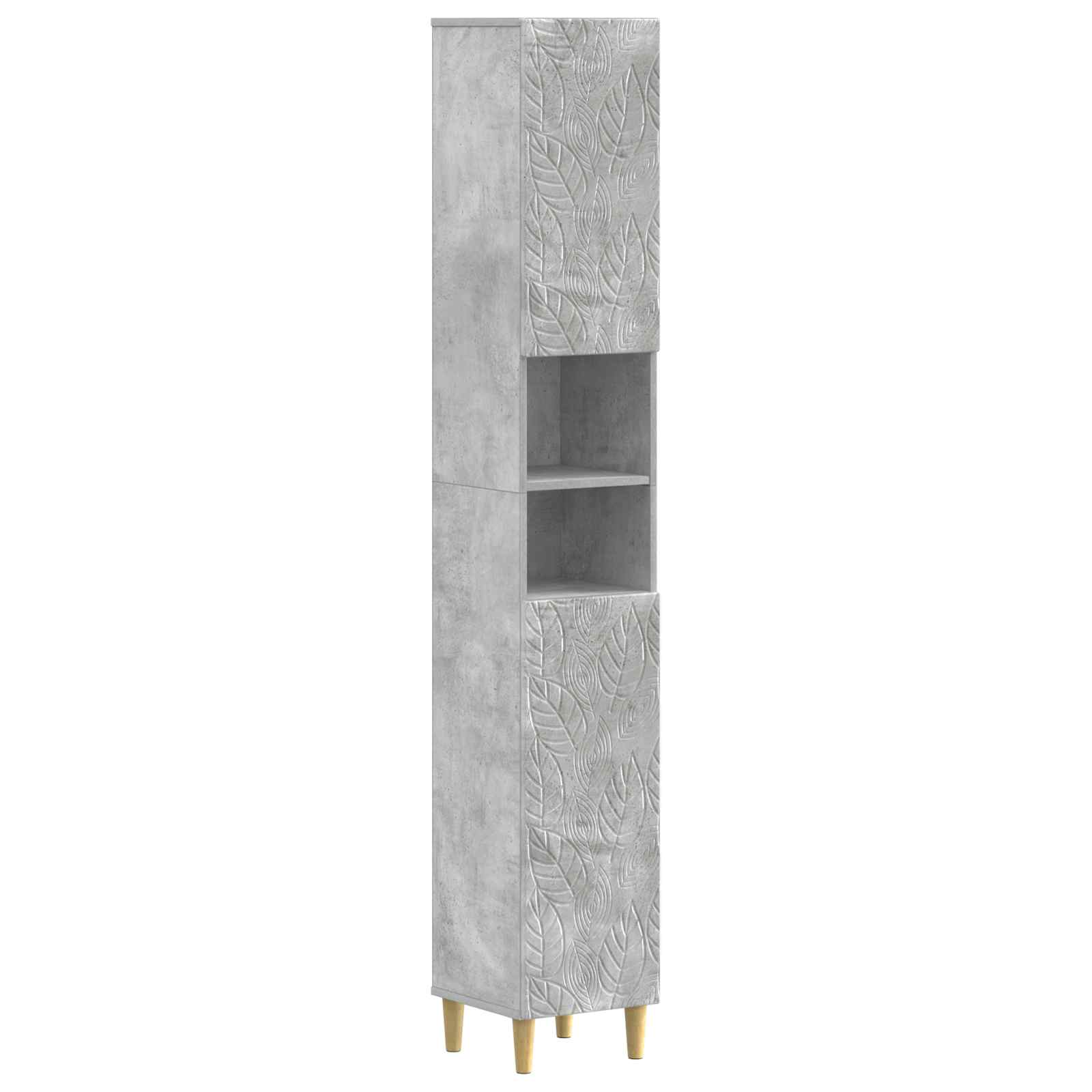 vidaXL Badkamerkast met Open Plank DELFT Wit 30 x 31 x 190 cm