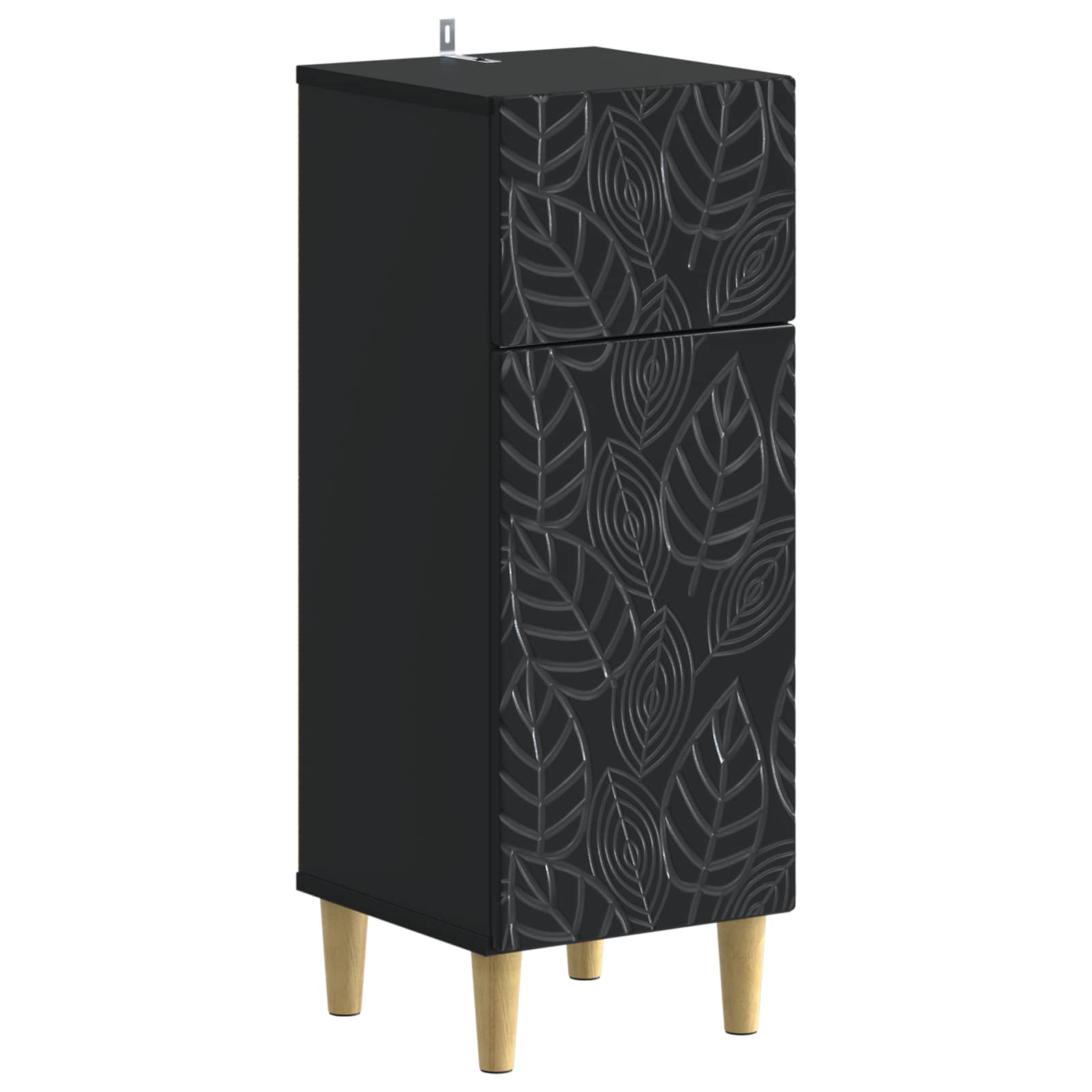 vidaXL Badkamer Opbergkast DELFT Wit 30 x 31 x 80 cm Bewerkt hout