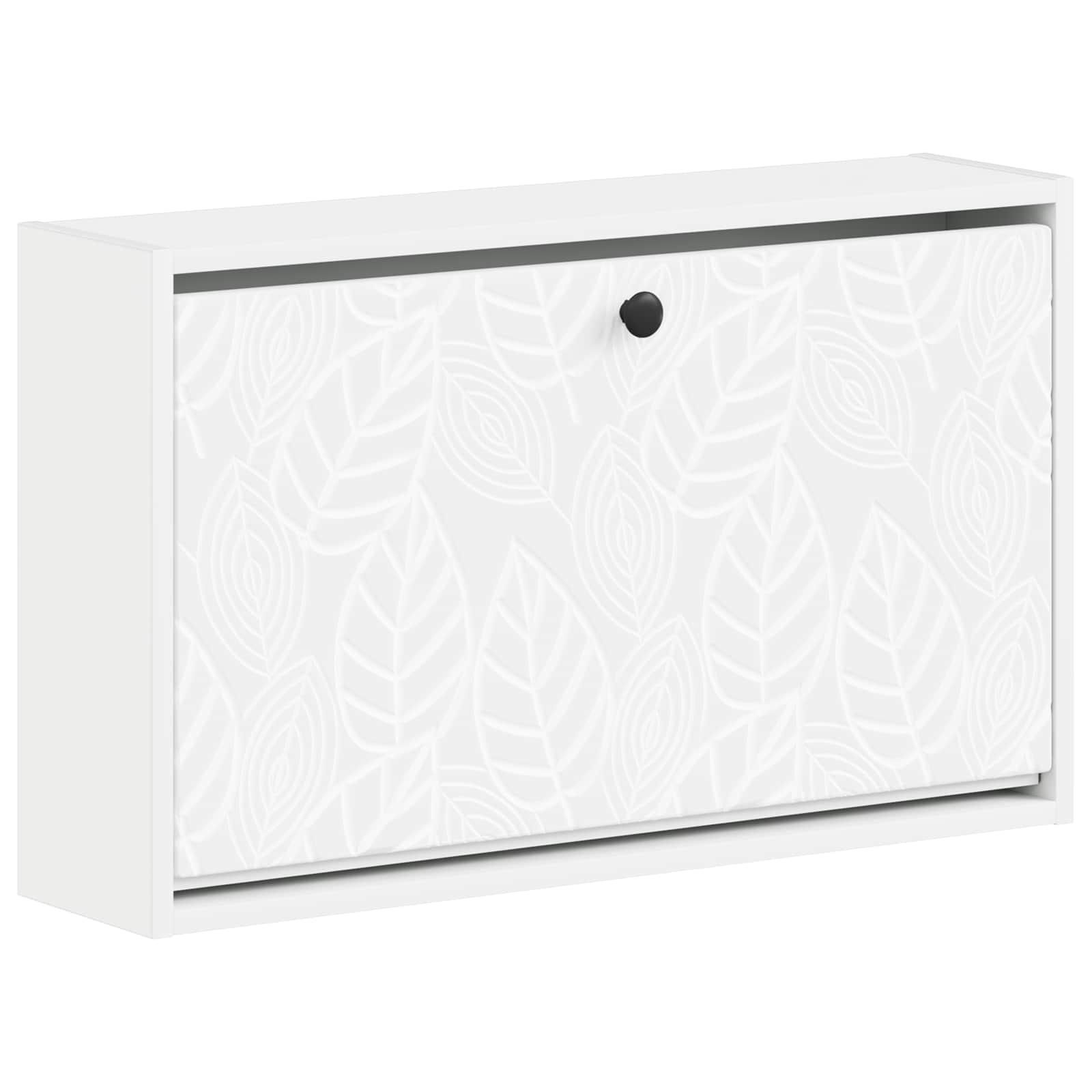 vidaXL Wandgemonteerde Schoenkast DELFT 71 x 17 x 43 cm Bewerkt hout
