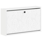 vidaXL Wandgemonteerde Schoenkast DELFT 71 x 17 x 43 cm Bewerkt hout