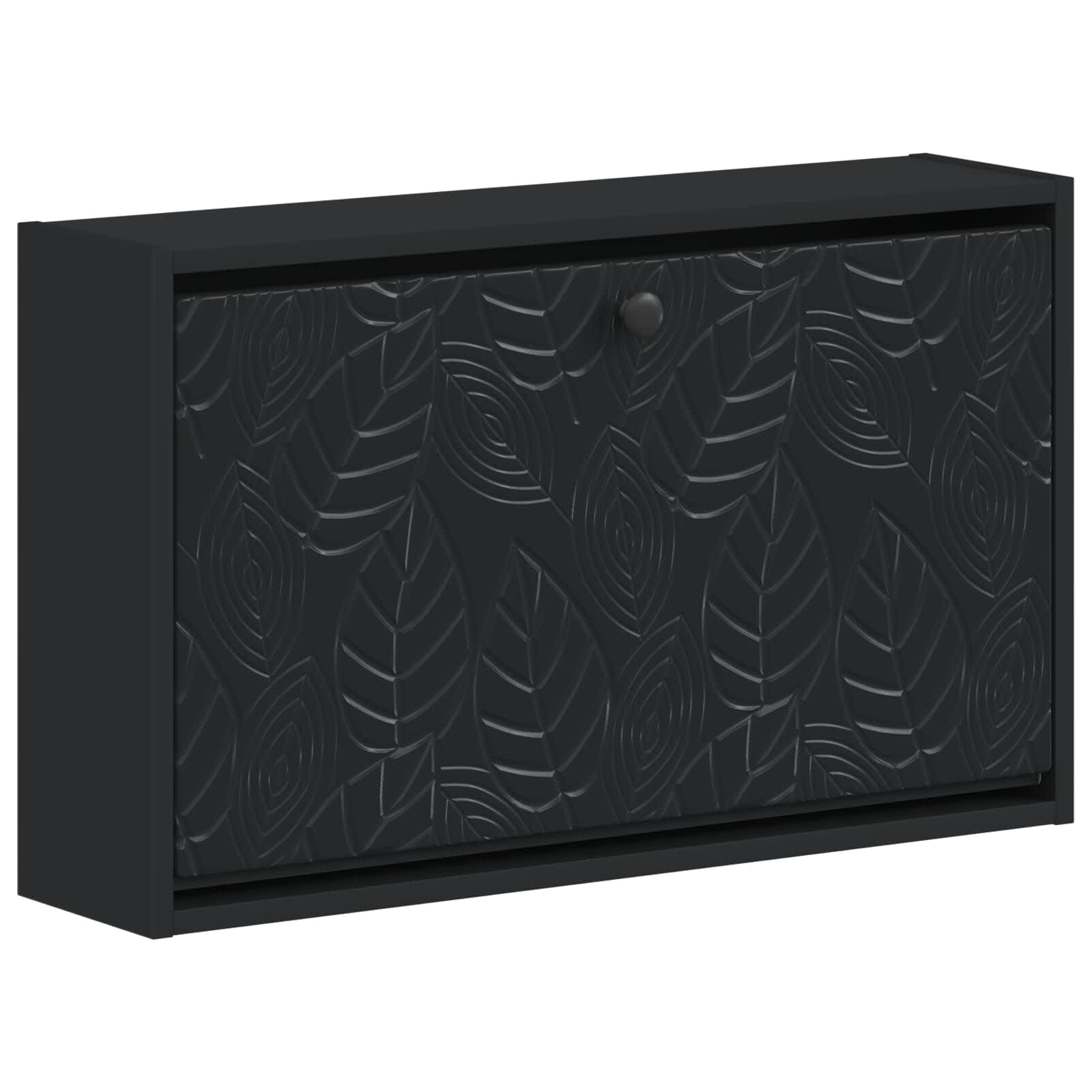vidaXL Wandgemonteerde Schoenkast DELFT 71 x 17 x 43 cm Bewerkt hout