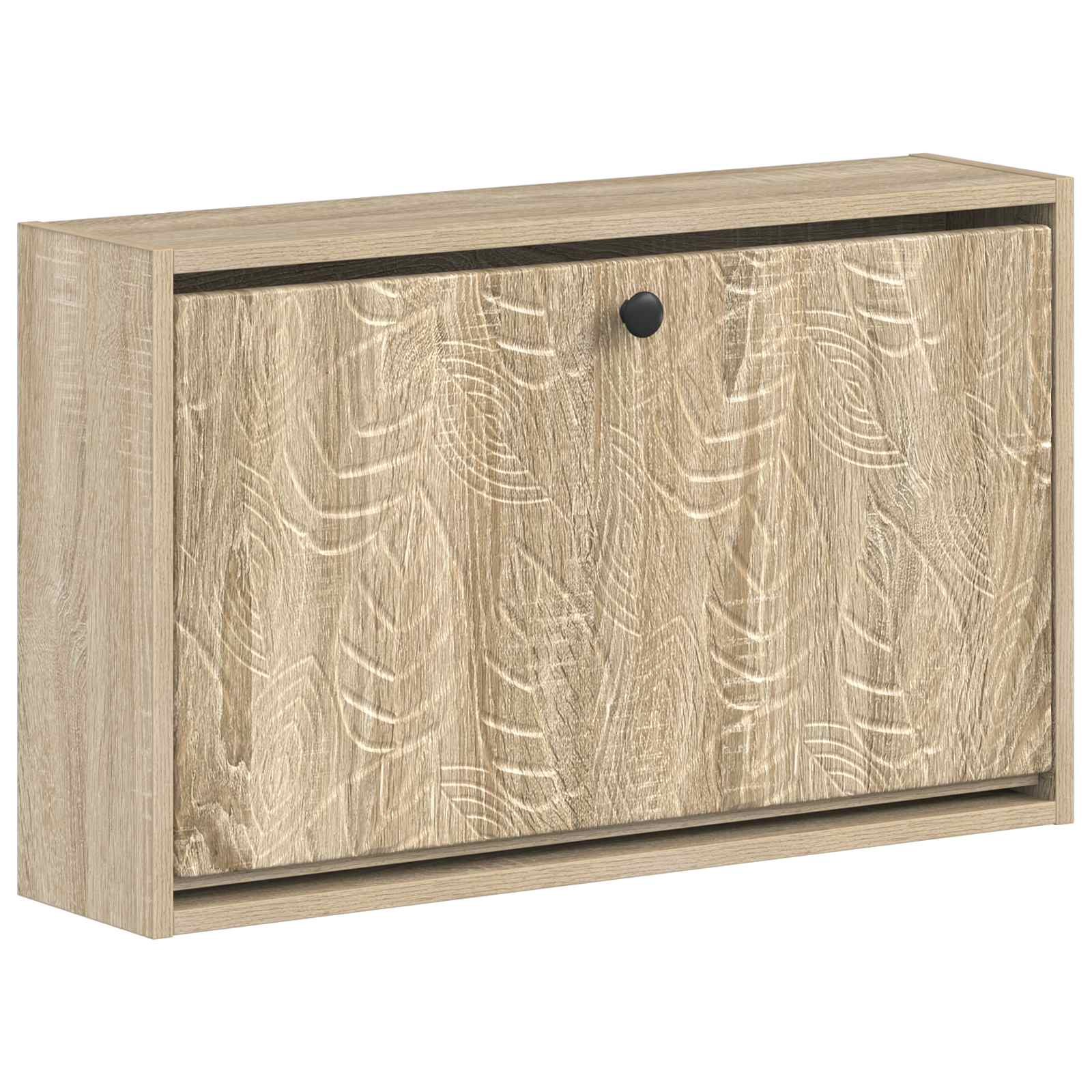 vidaXL Wandgemonteerde Schoenkast DELFT 71 x 17 x 43 cm Bewerkt hout
