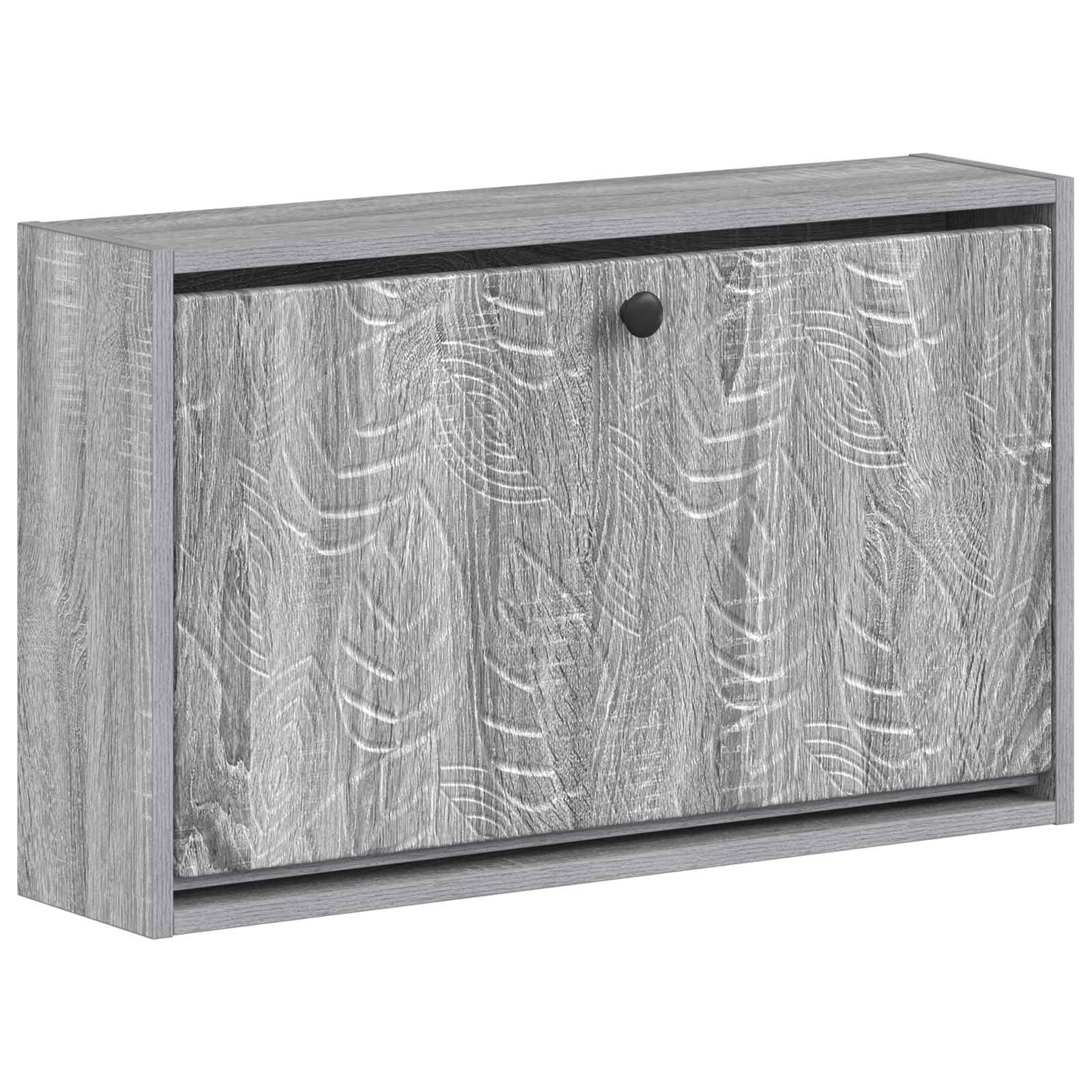 vidaXL Wandgemonteerde Schoenkast DELFT 71 x 17 x 43 cm Bewerkt hout