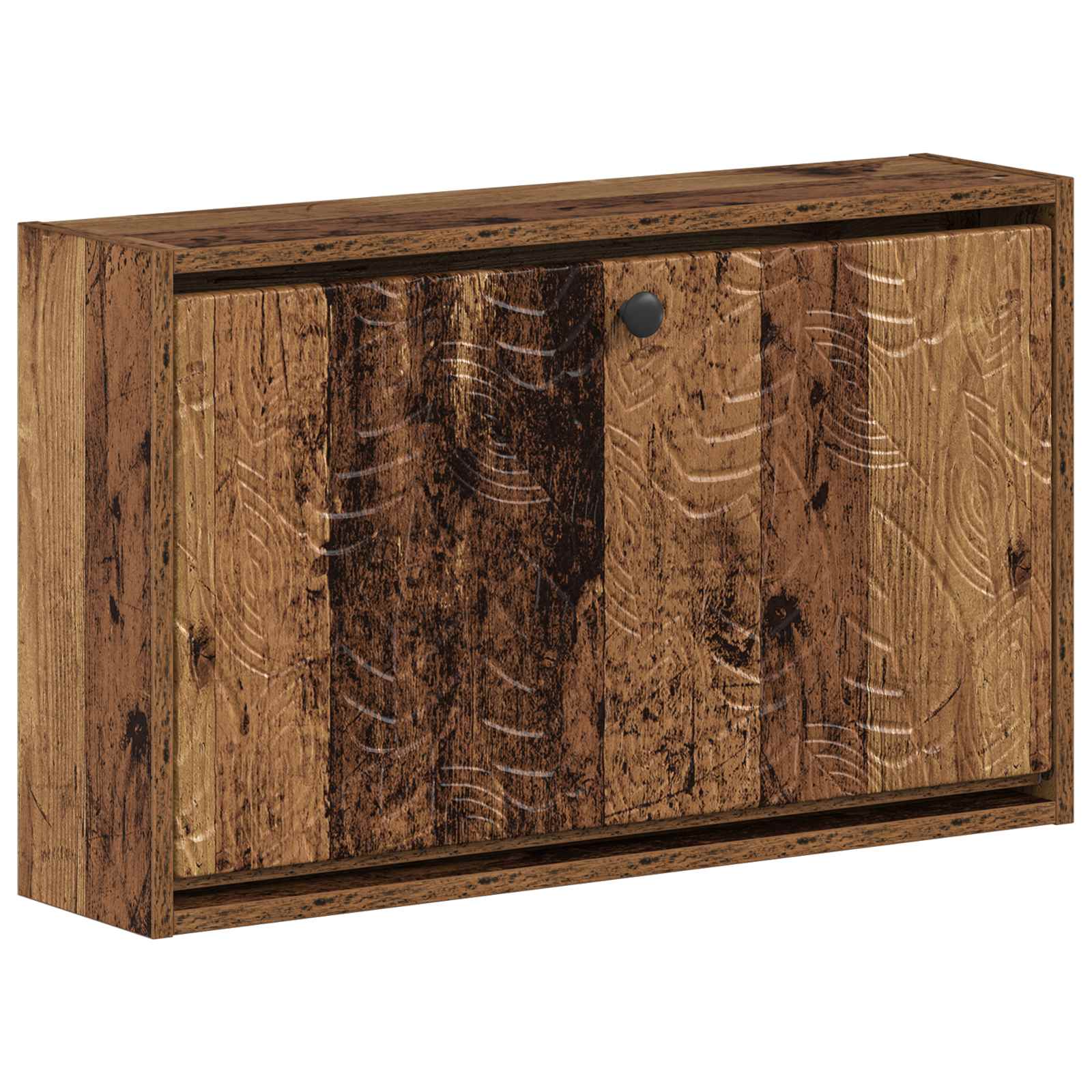 vidaXL Wandgemonteerde Schoenkast DELFT 71 x 17 x 43 cm Bewerkt hout