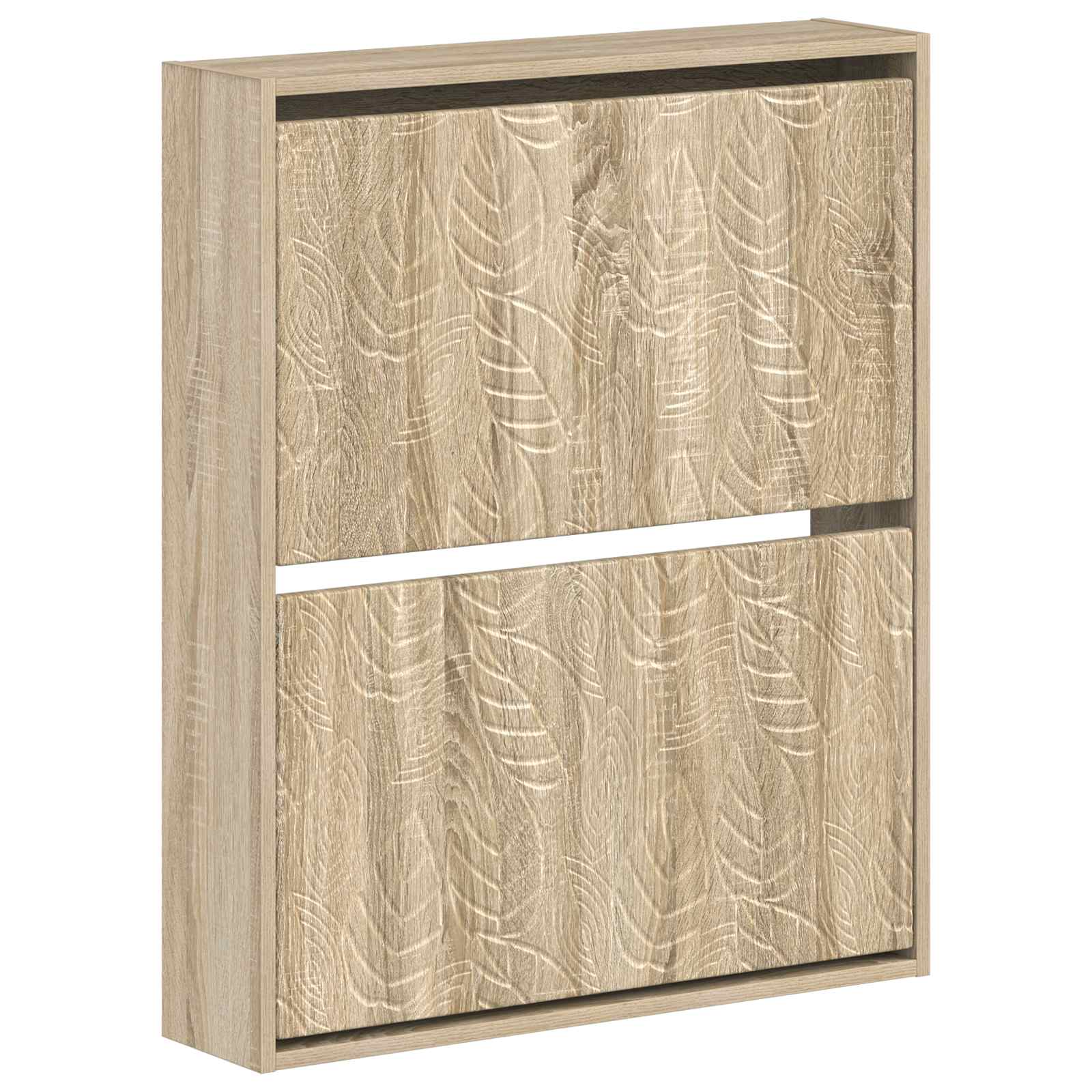 vidaXL Wandgemonteerde Schoenkast DELFT 71 x 17 x 86 cm Bewerkt hout