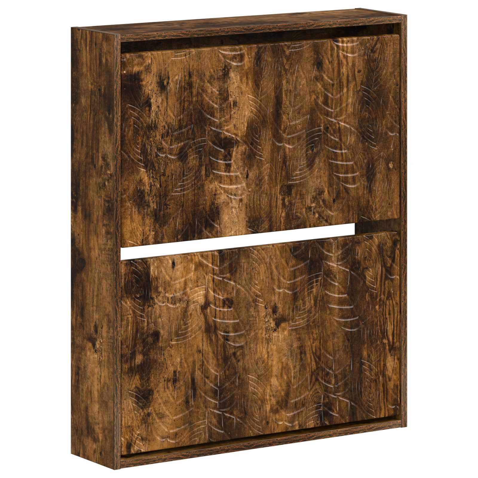 vidaXL Wandgemonteerde Schoenkast DELFT 71 x 17 x 86 cm Bewerkt hout