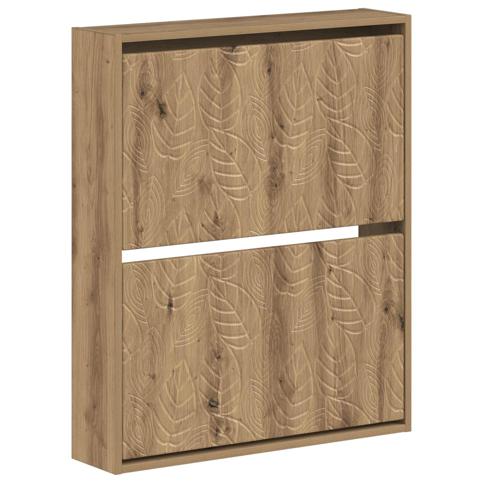 vidaXL Wandgemonteerde Schoenkast DELFT 71 x 17 x 86 cm Bewerkt hout