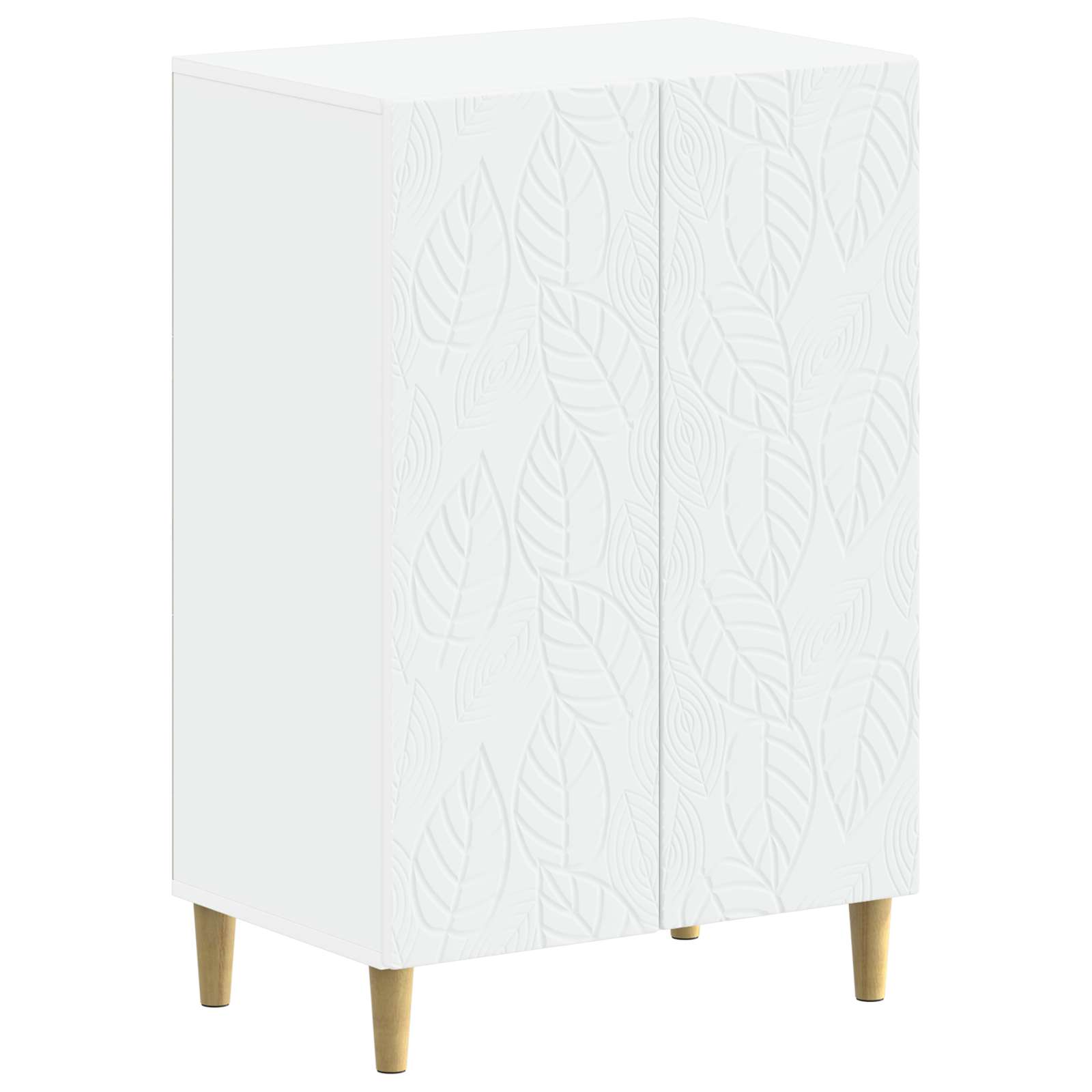 vidaXL Schoenenkast DELFT 59,5 x 39,5 x 90 cm Bewerkt hout Wit