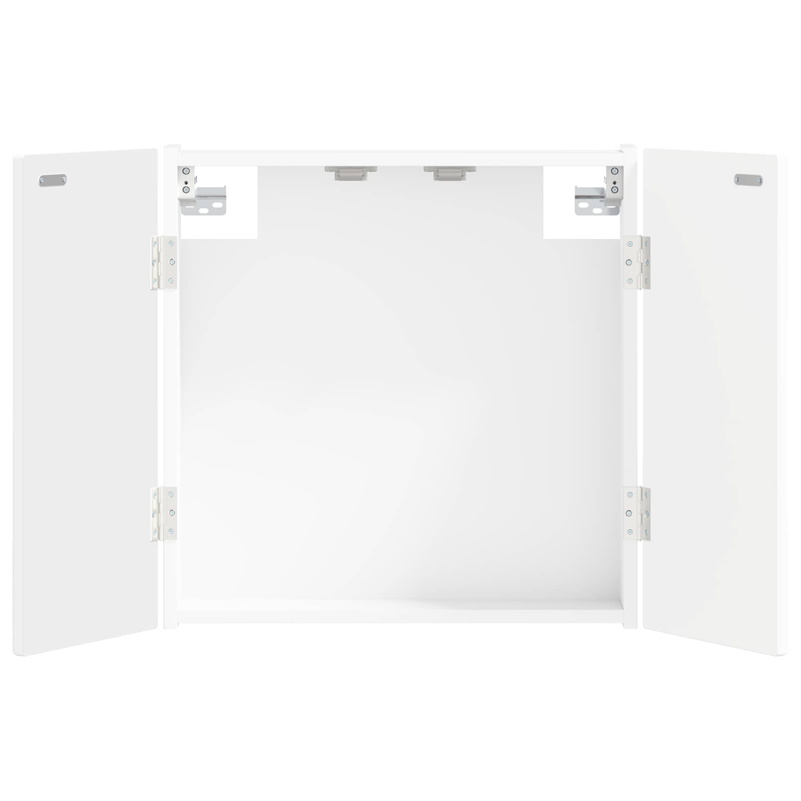 vidaXL Dartbord Kabinet DELFT Wit 52,5 x 10,5 x 53,5 cm Bewerkt hout