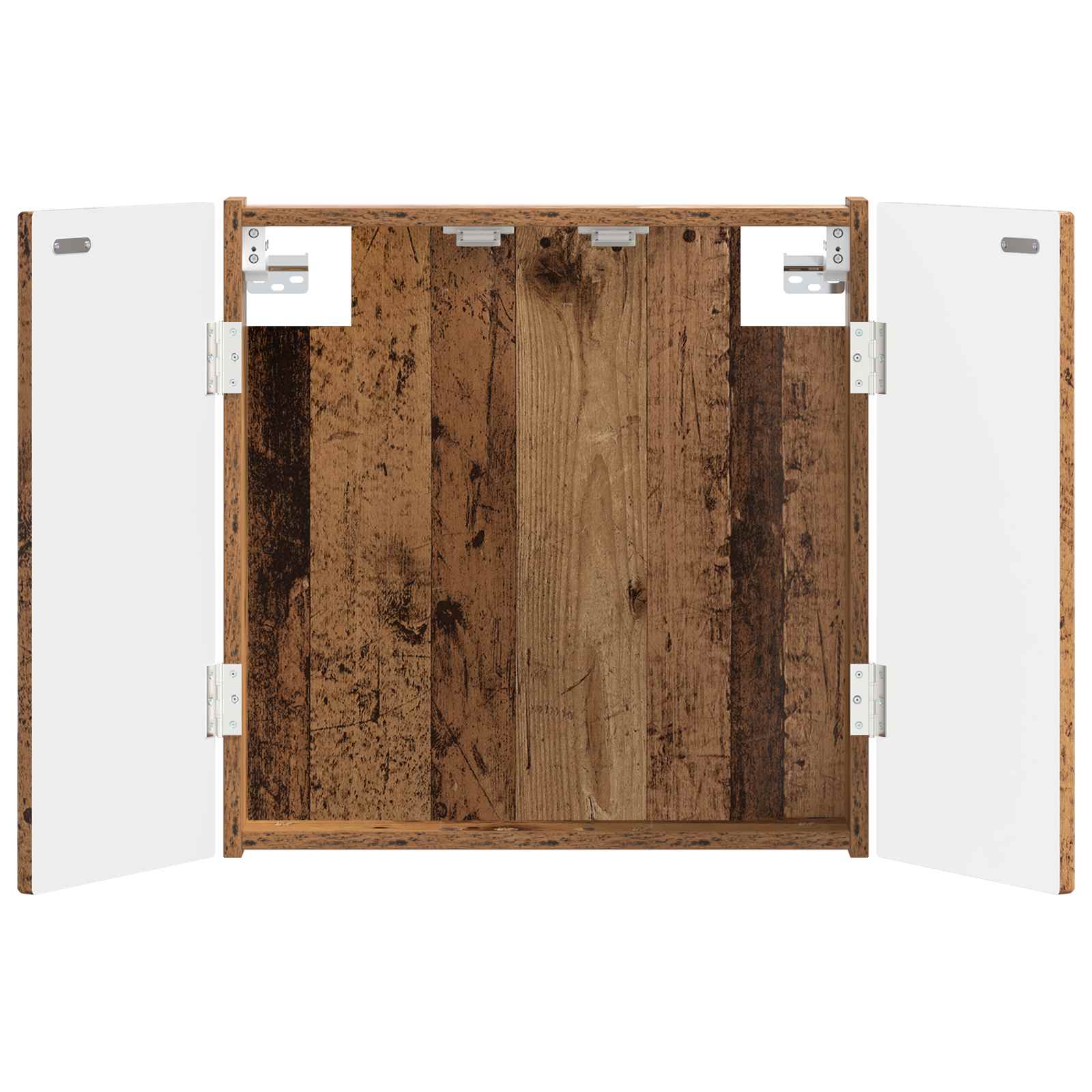 vidaXL Dartbord Kabinet DELFT Wit 52,5 x 10,5 x 53,5 cm Bewerkt hout