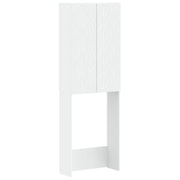 vidaXL Toiletkast DELFT Wit 66 x 25,5 x 190 cm Bewerkt hout