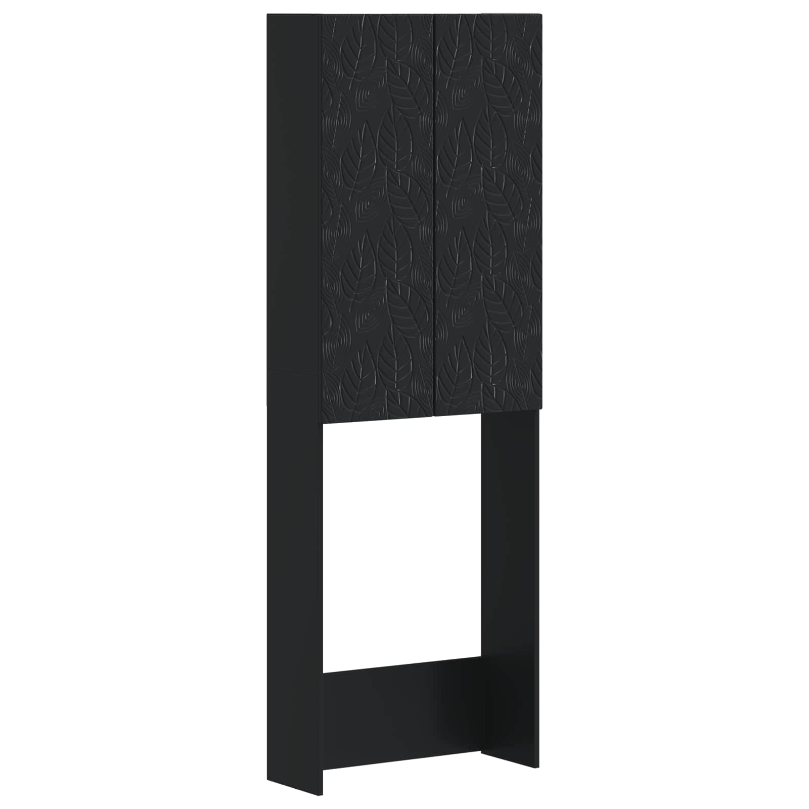 vidaXL Toiletkast DELFT Wit 66 x 25,5 x 190 cm Bewerkt hout