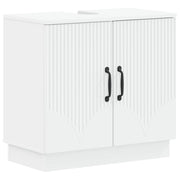 vidaXL Badkamer wastafelkast HOORN Wit 59,5 x 31,5 x 56 cm