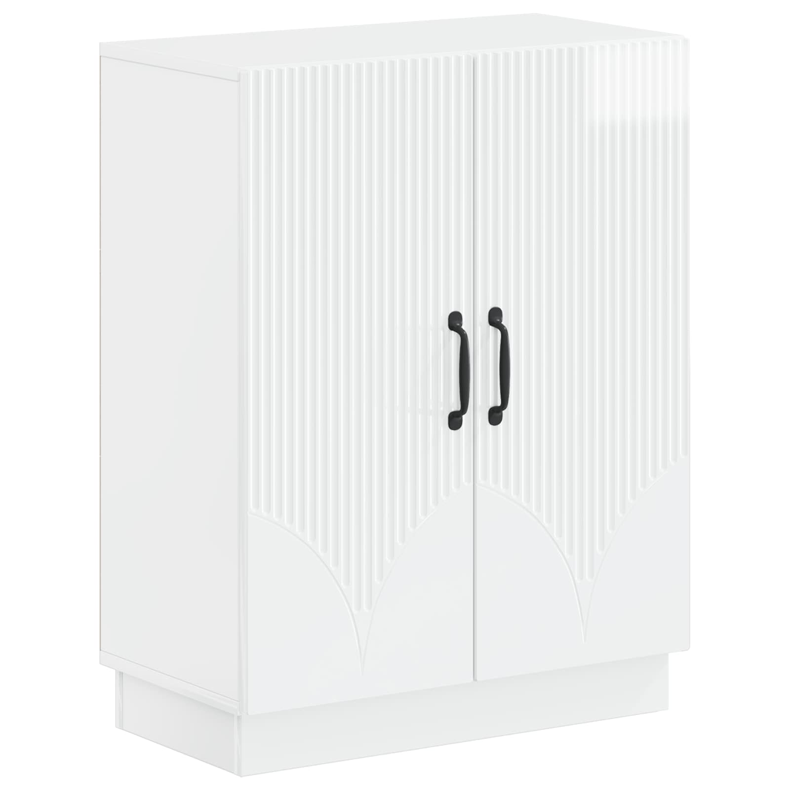 vidaXL Badkamer Opbergkast HOORN Wit 59,5 x 31 x 77 cm Bewerkt hout