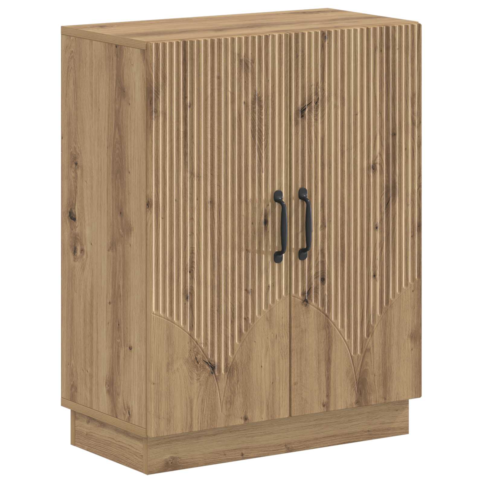 vidaXL Badkamer Opbergkast HOORN Wit 59,5 x 31 x 77 cm Bewerkt hout