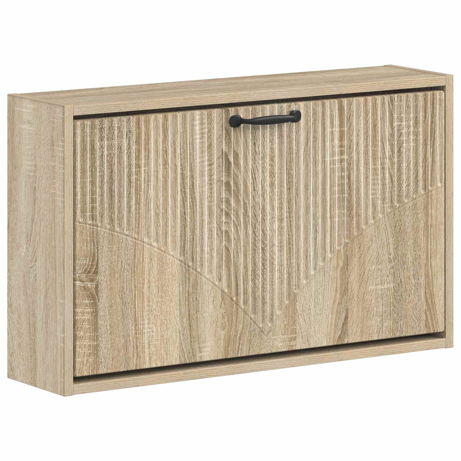 vidaXL Wandgemonteerde Schoenkast HOORN 71 x 17 x 43 cm Bewerkt hout