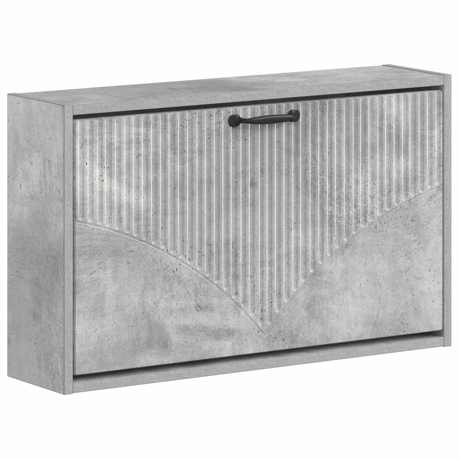 vidaXL Wandgemonteerde Schoenkast HOORN 71 x 17 x 43 cm Bewerkt hout