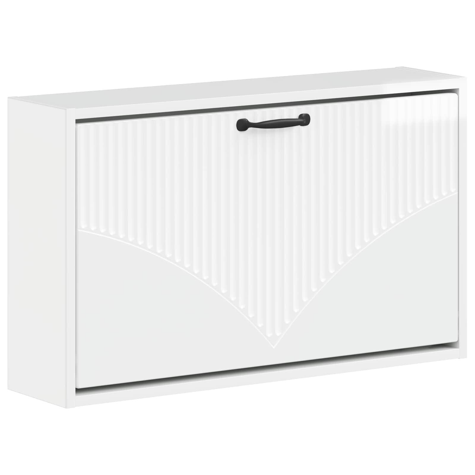 vidaXL Wandgemonteerde Schoenkast HOORN 71 x 17 x 43 cm Bewerkt hout