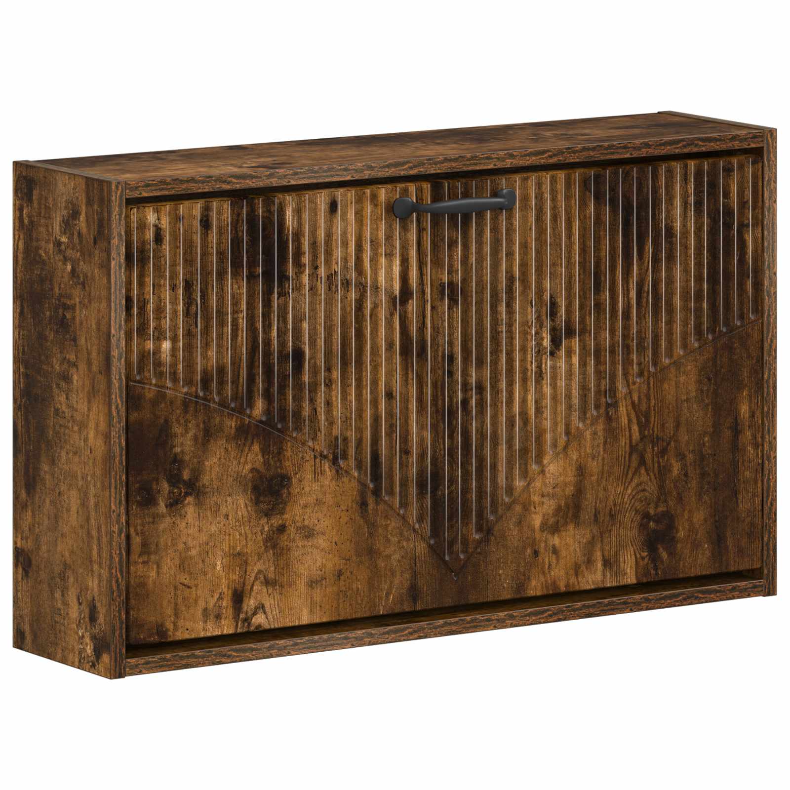 vidaXL Wandgemonteerde Schoenkast HOORN 71 x 17 x 43 cm Bewerkt hout