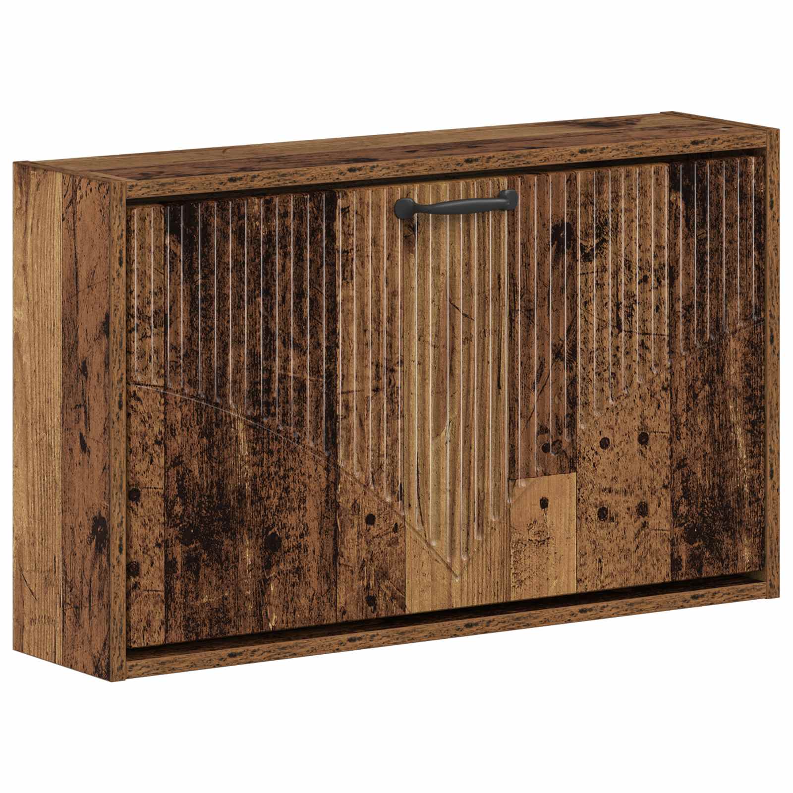 vidaXL Wandgemonteerde Schoenkast HOORN 71 x 17 x 43 cm Bewerkt hout