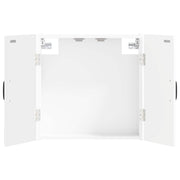 vidaXL Dartbord Kabinet HOORN Wit 52,5 x 10,5 x 53,5 cm Bewerkt hout