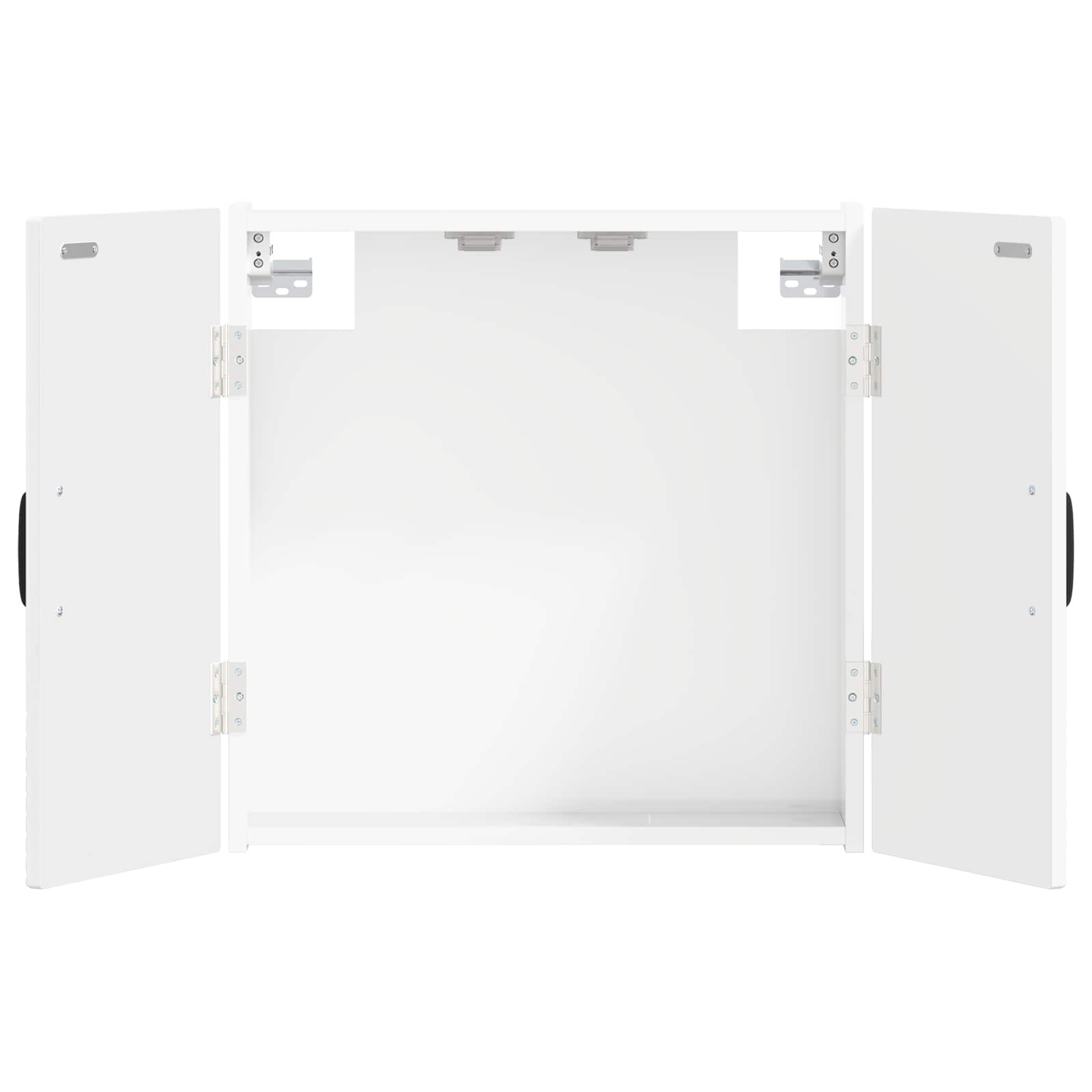 vidaXL Dartbord Kabinet HOORN Wit 52,5 x 10,5 x 53,5 cm Bewerkt hout