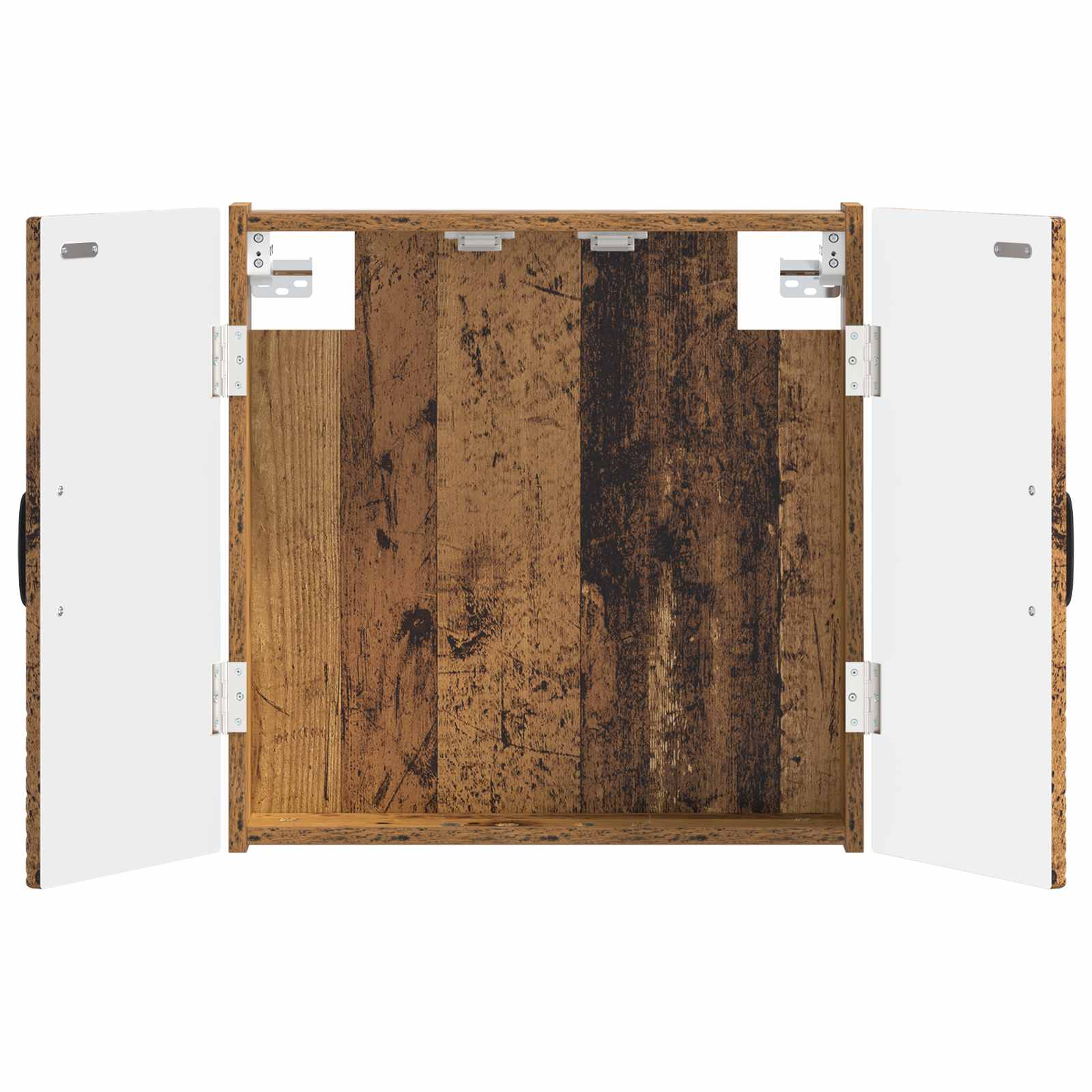 vidaXL Dartbord Kabinet HOORN Wit 52,5 x 10,5 x 53,5 cm Bewerkt hout