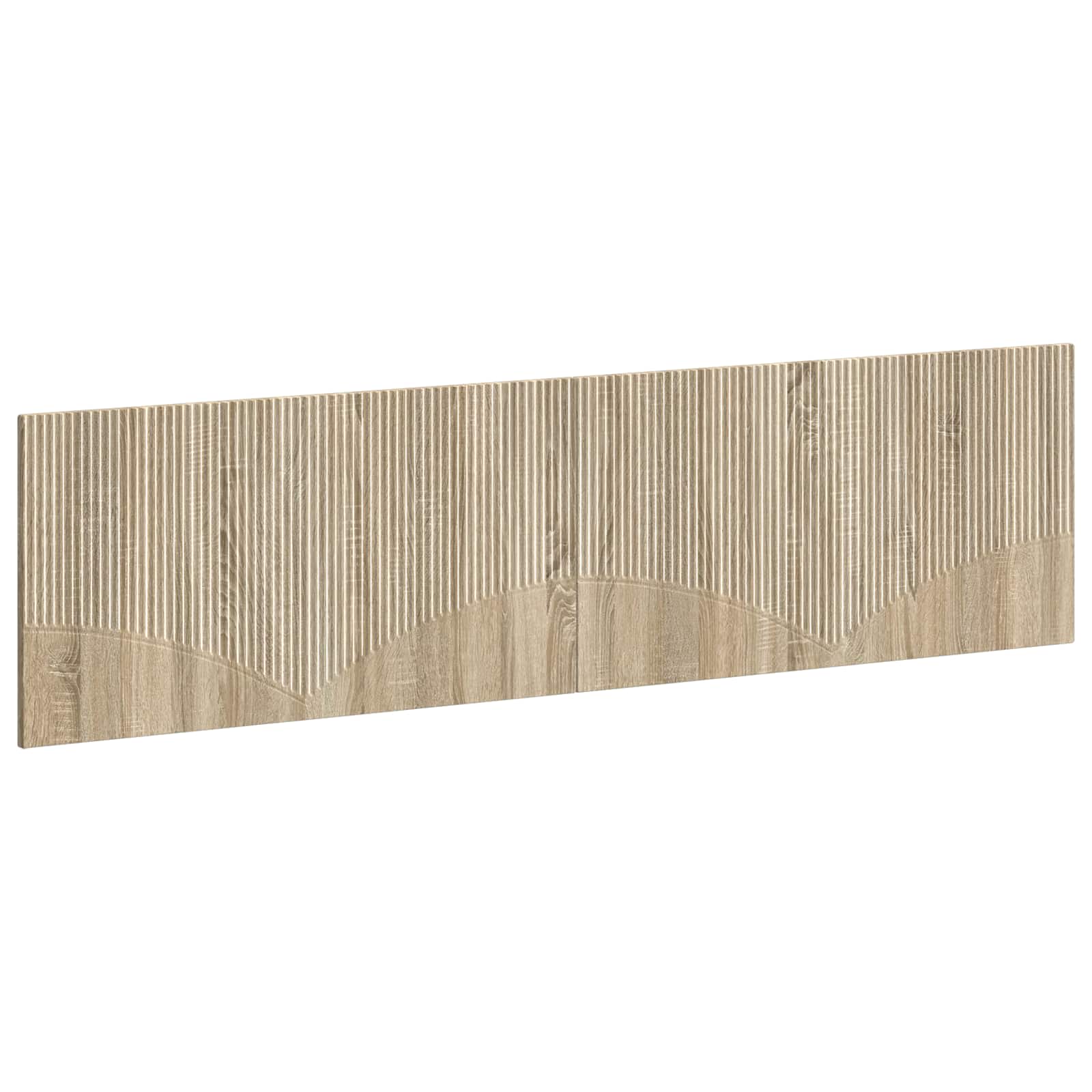 vidaXL Wandgemonteerd Hoofdeinde HOORN Wit Bewerkt hout