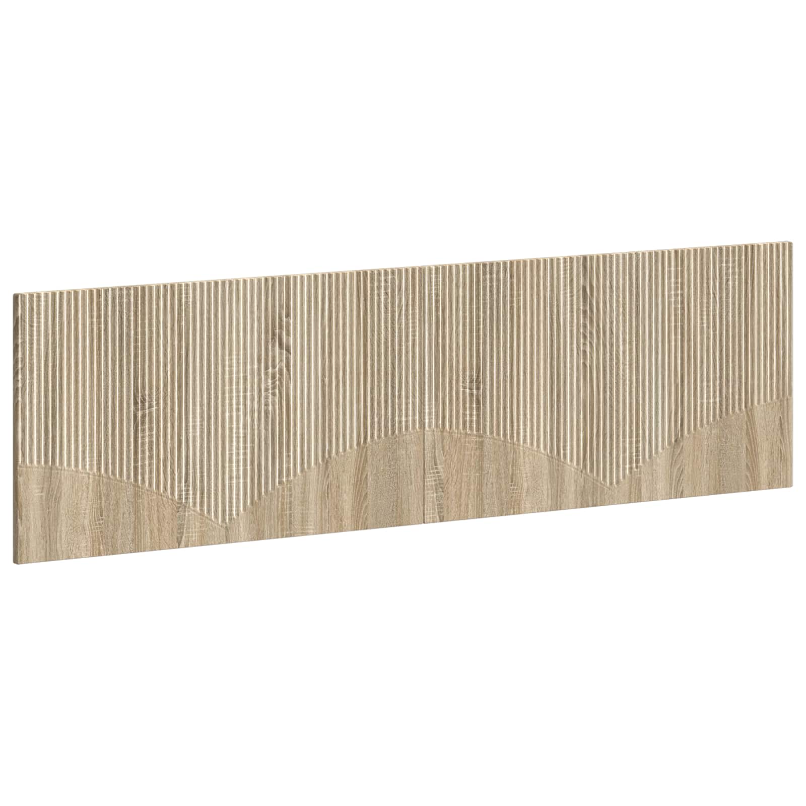 vidaXL Wandgemonteerd Hoofdeinde HOORN Wit Bewerkt hout