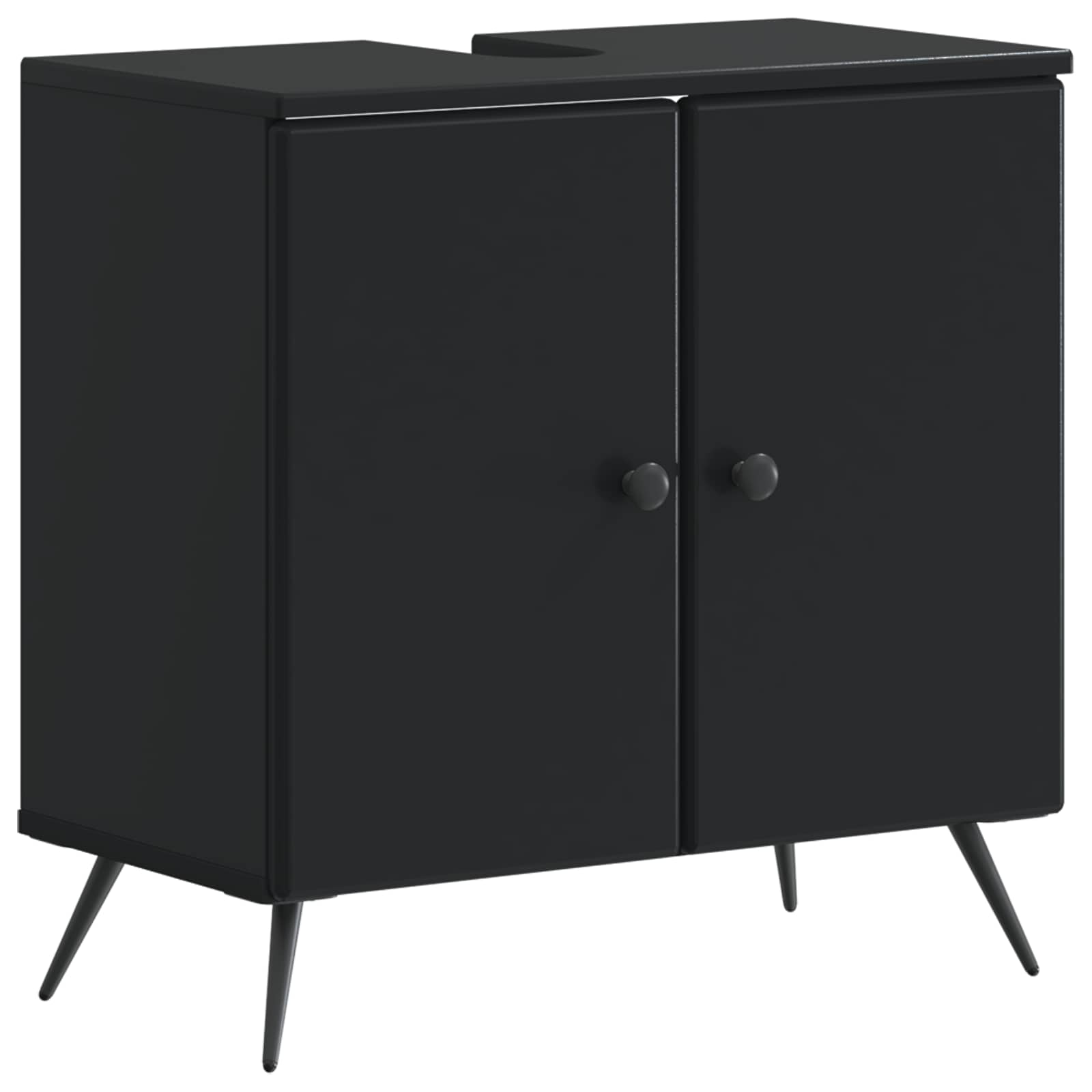 vidaXL Badkamer wastafelkast BREDA Wit 59,5 x 31,5 x 59 cm