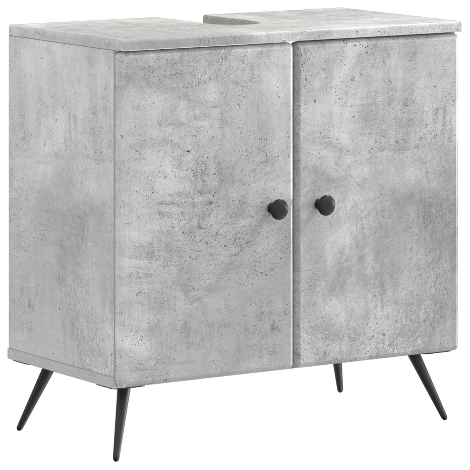 vidaXL Badkamer wastafelkast BREDA Wit 59,5 x 31,5 x 59 cm