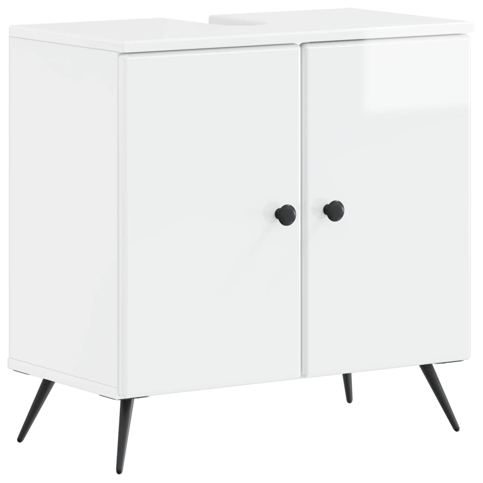 vidaXL Badkamer wastafelkast BREDA Wit 59,5 x 31,5 x 59 cm
