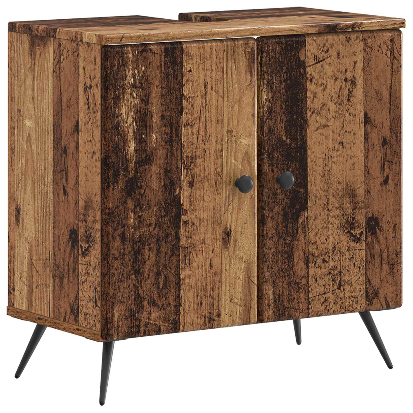vidaXL Badkamer wastafelkast BREDA Wit 59,5 x 31,5 x 59 cm