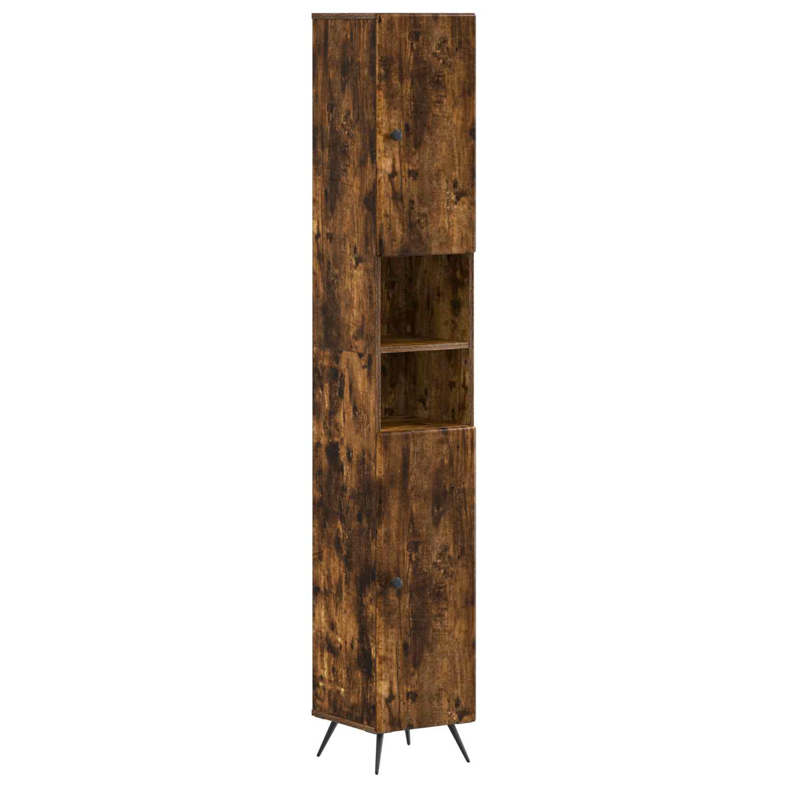 vidaXL Badkamerkast met Open Plank BREDA Wit 30 x 31 x 190 cm
