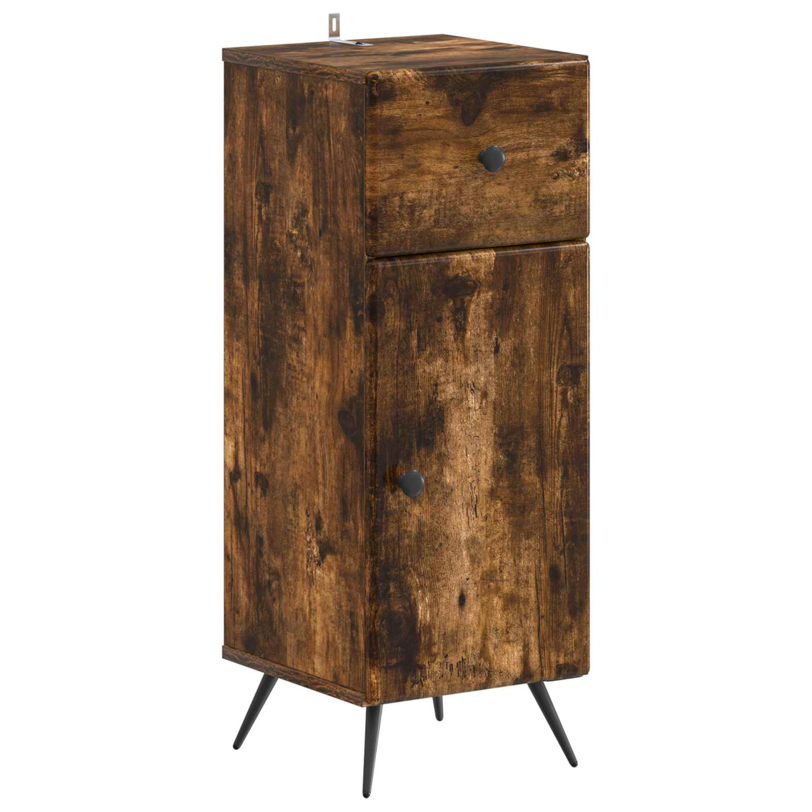 vidaXL Badkamer Opbergkast BREDA Wit 30 x 31 x 80 cm Bewerkt hout