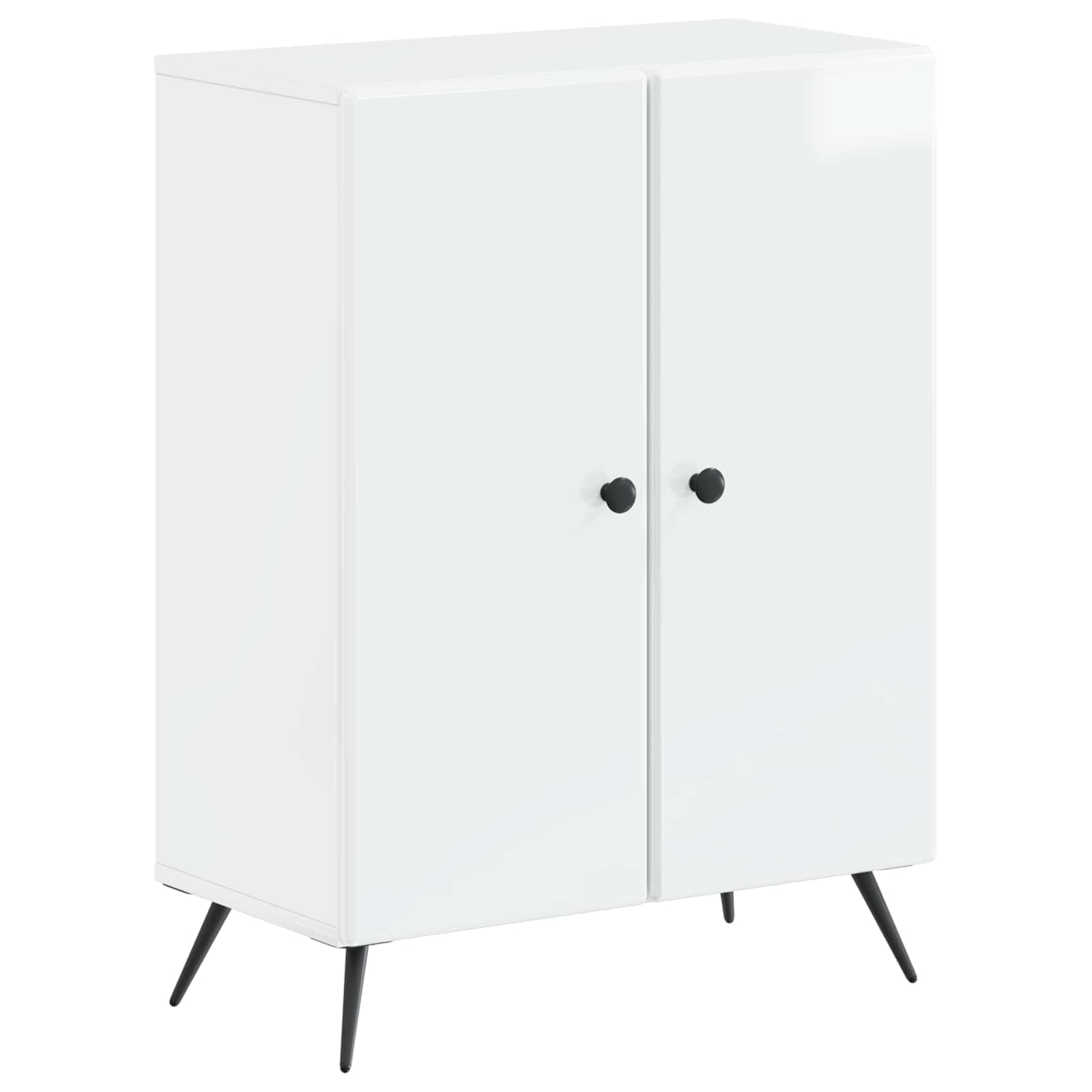 vidaXL Badkamer Opbergkast BREDA Wit 59,5 x 31 x 80 cm Bewerkt hout