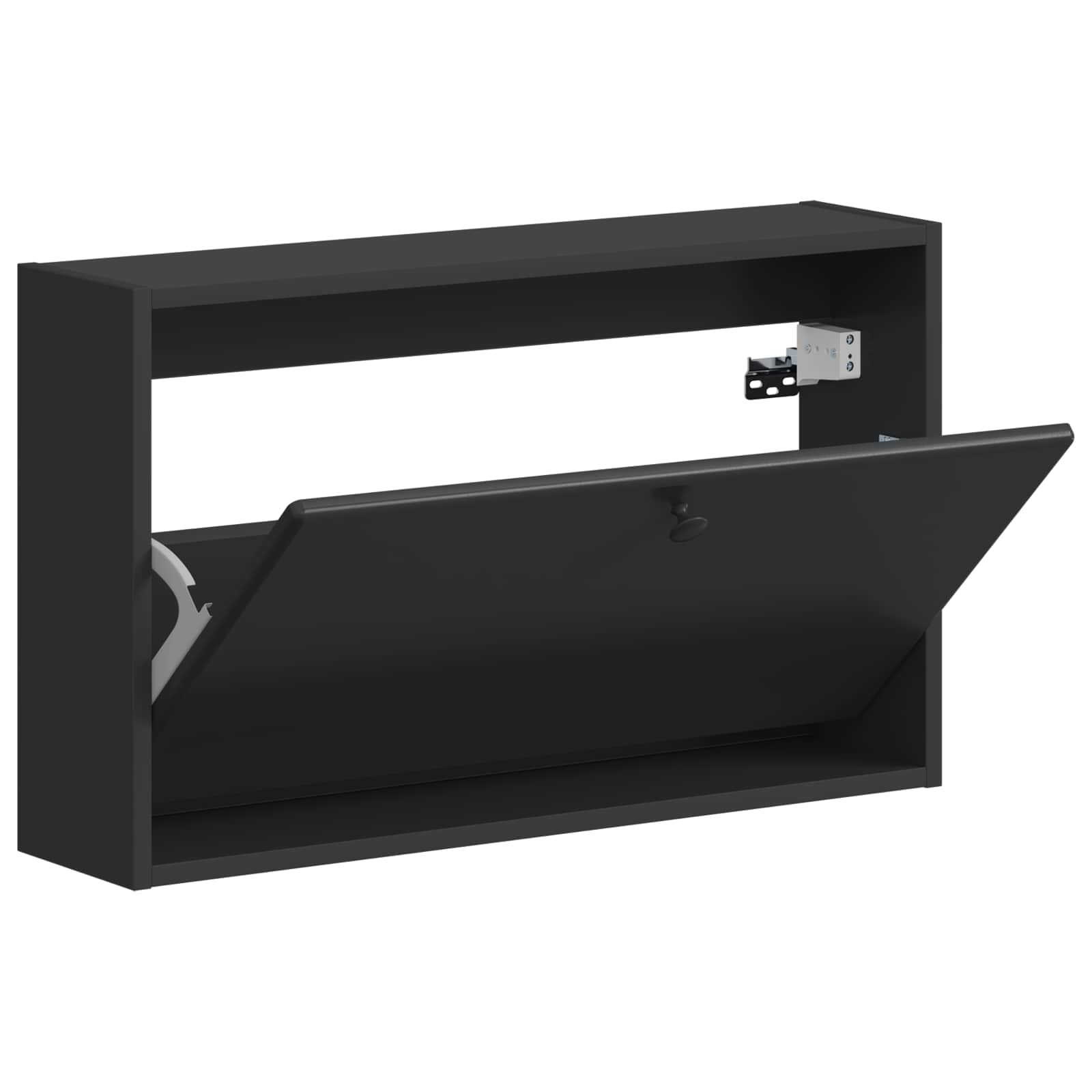 vidaXL Wandgemonteerde Schoenkast BREDA 71 x 17 x 43 cm Bewerkt hout