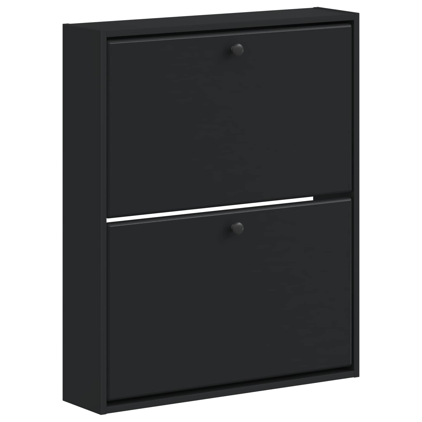 vidaXL Wandgemonteerde Schoenkast BREDA 71 x 17 x 86 cm Bewerkt hout