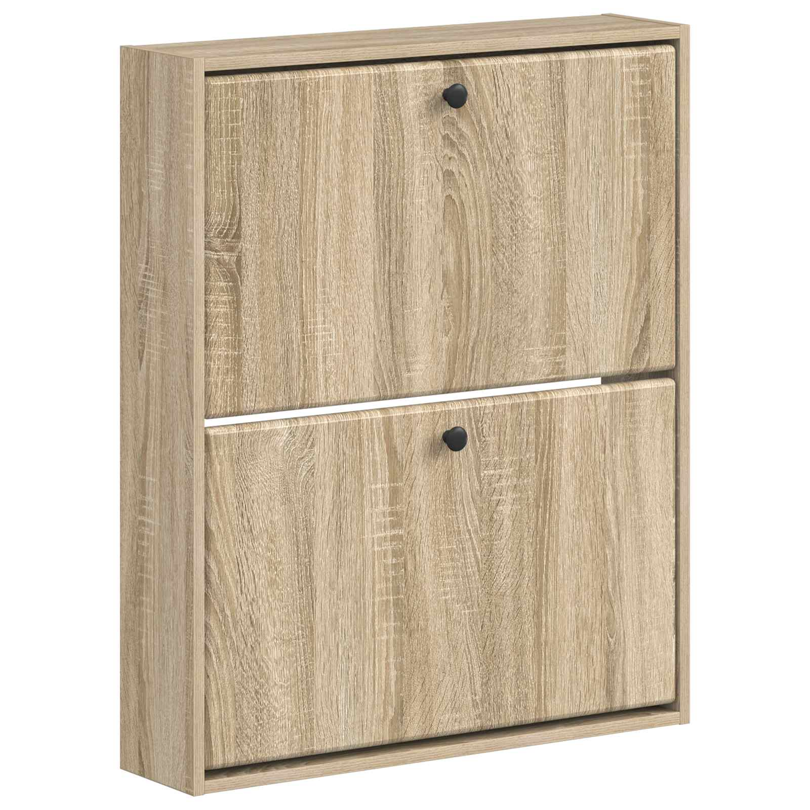 vidaXL Wandgemonteerde Schoenkast BREDA 71 x 17 x 86 cm Bewerkt hout