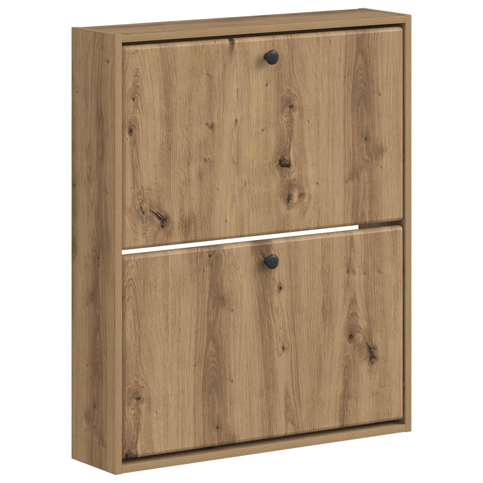 vidaXL Wandgemonteerde Schoenkast BREDA 71 x 17 x 86 cm Bewerkt hout