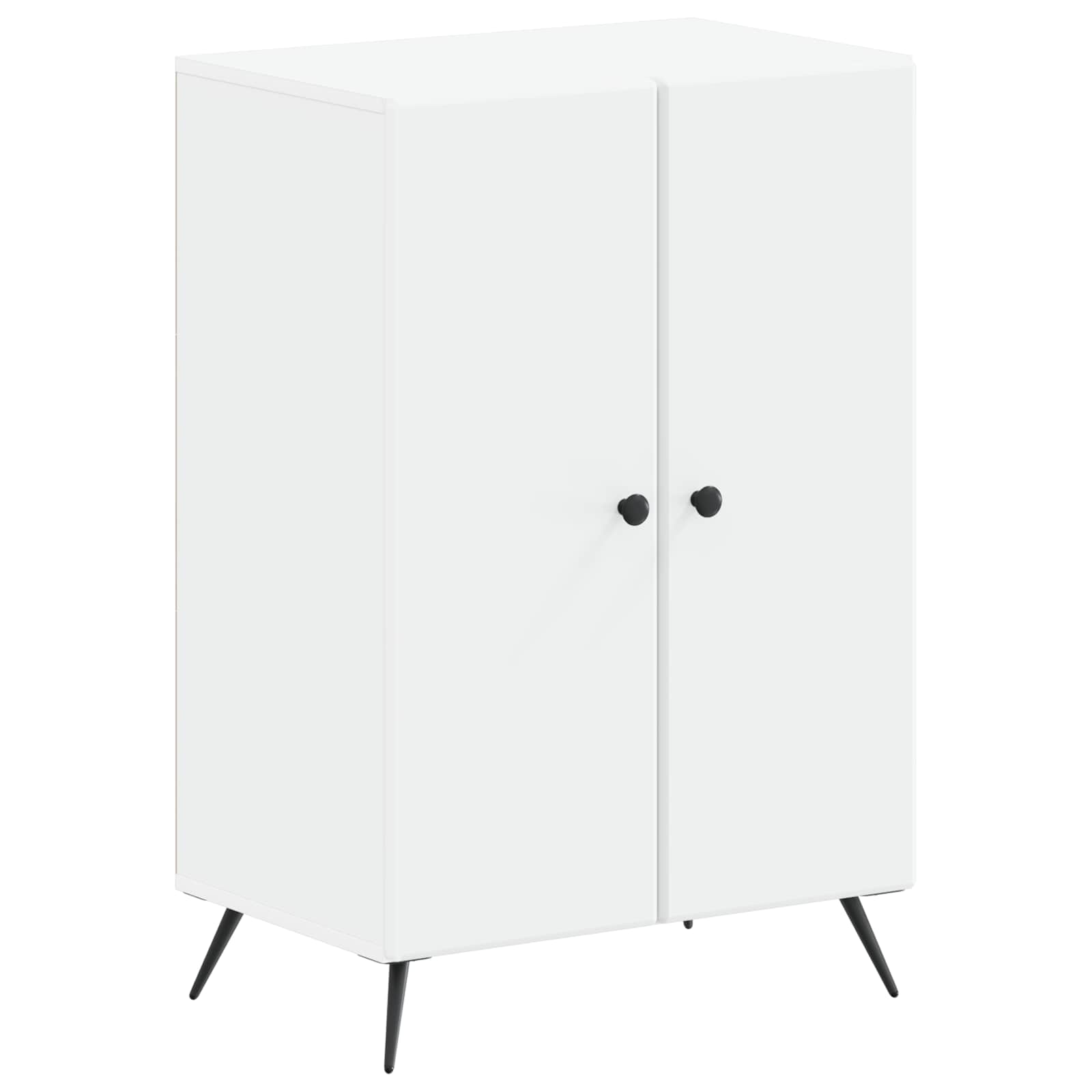 vidaXL Schoenenkast BREDA 59,5 x 39,5 x 90 cm Bewerkt hout Wit