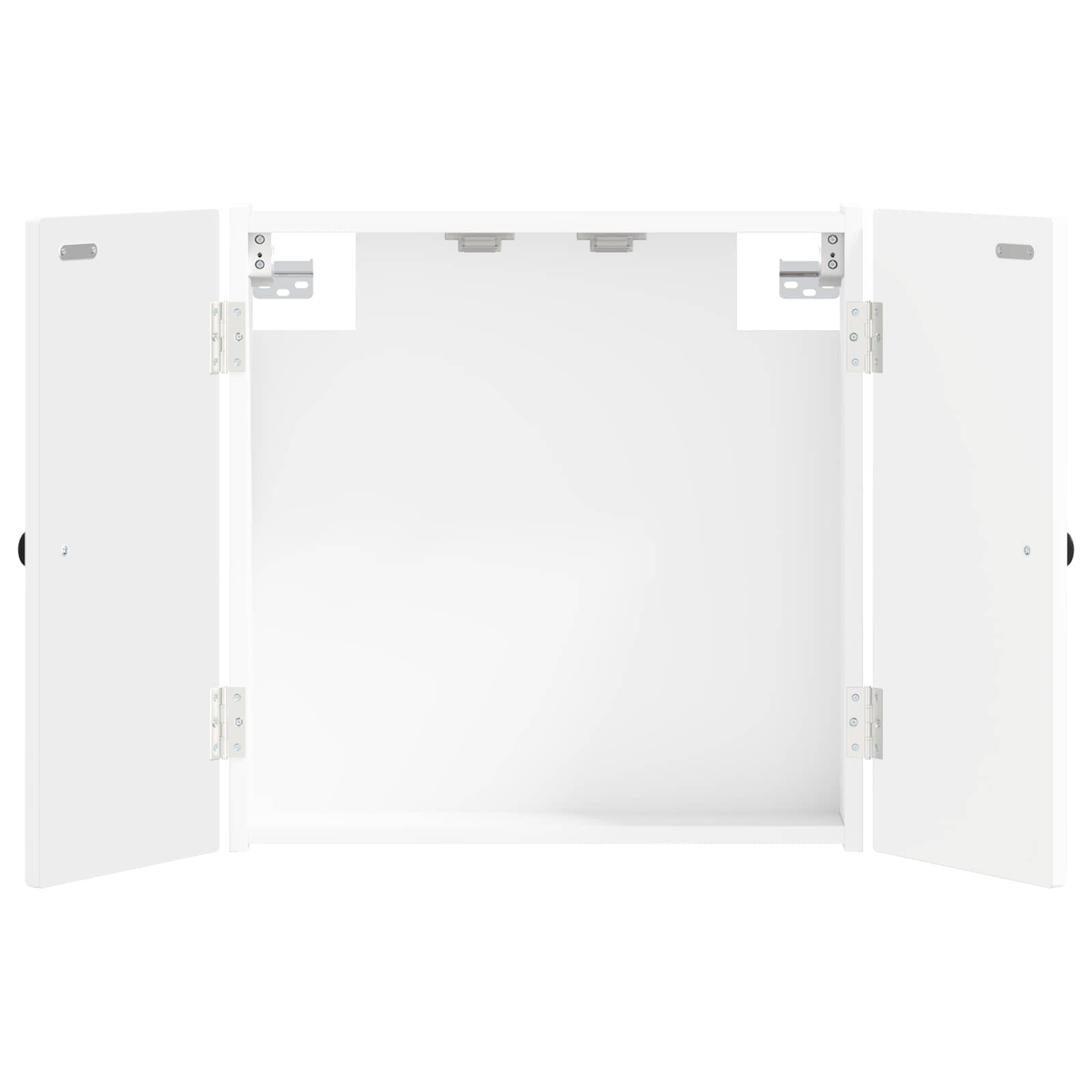 vidaXL Dartbord Kabinet BREDA Wit 52,5 x 10,5 x 53,5 cm Bewerkt hout