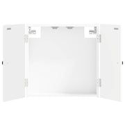 vidaXL Dartbord Kabinet BREDA Wit 52,5 x 10,5 x 53,5 cm Bewerkt hout
