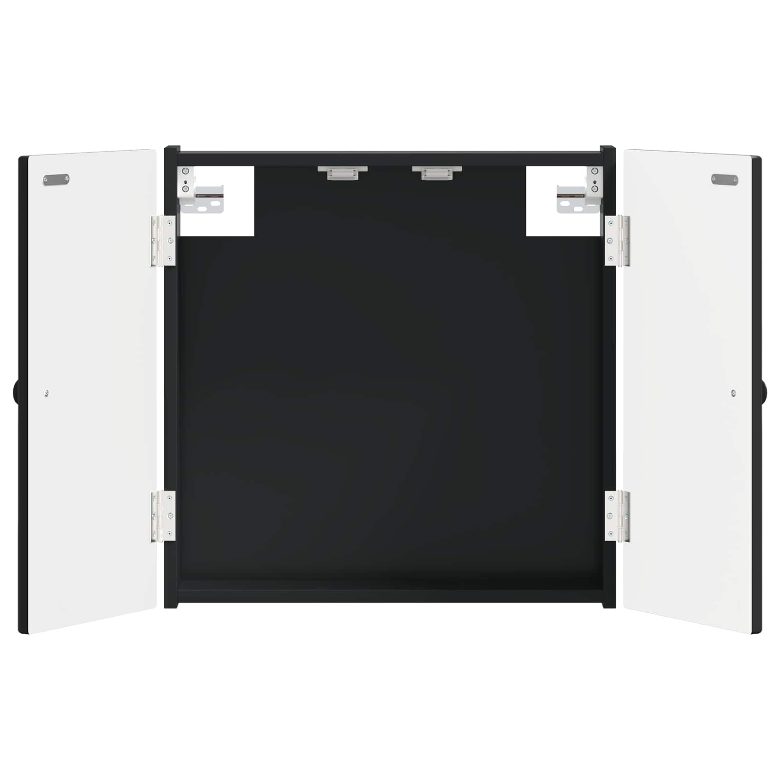 vidaXL Dartbord Kabinet BREDA Wit 52,5 x 10,5 x 53,5 cm Bewerkt hout