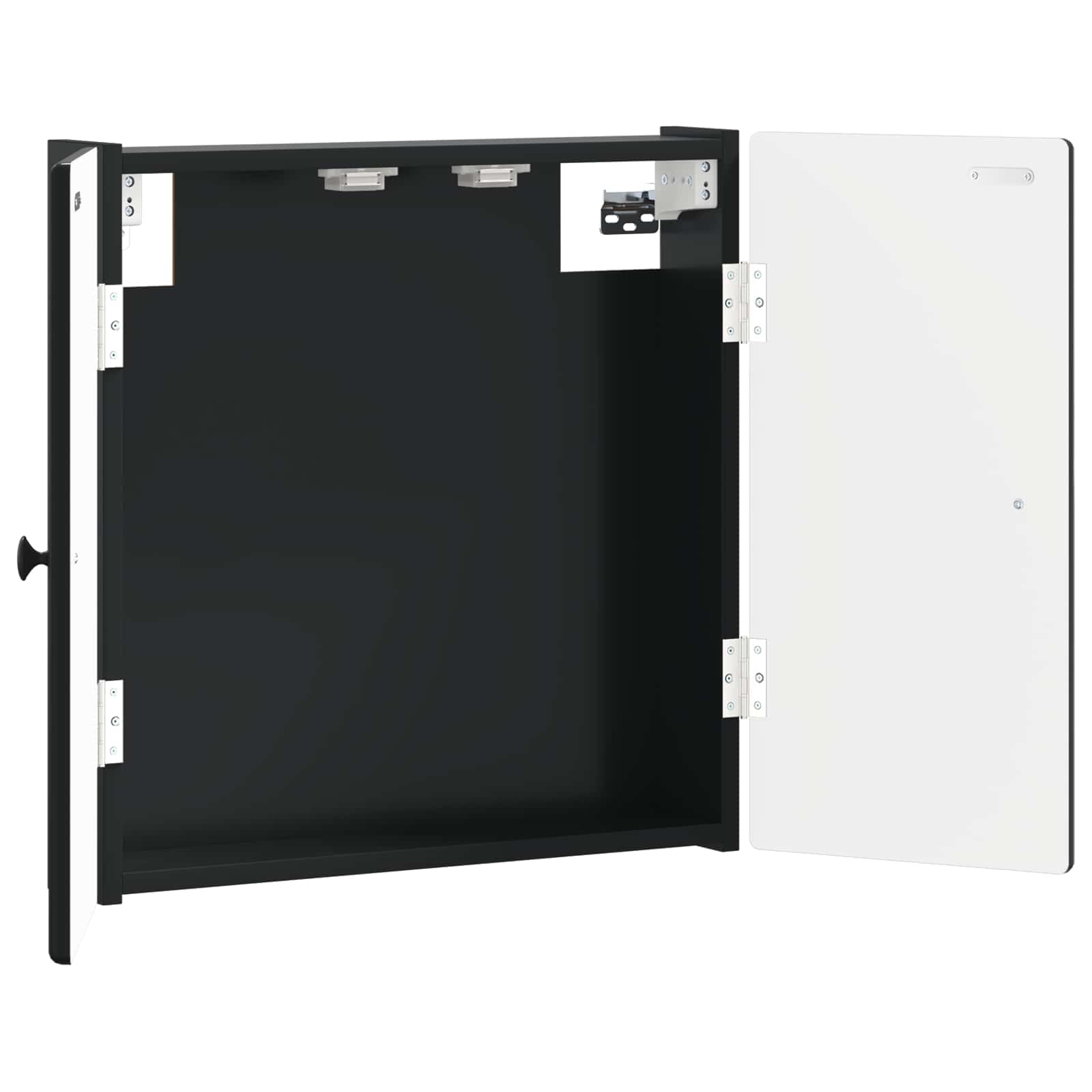 vidaXL Dartbord Kabinet BREDA Wit 52,5 x 10,5 x 53,5 cm Bewerkt hout