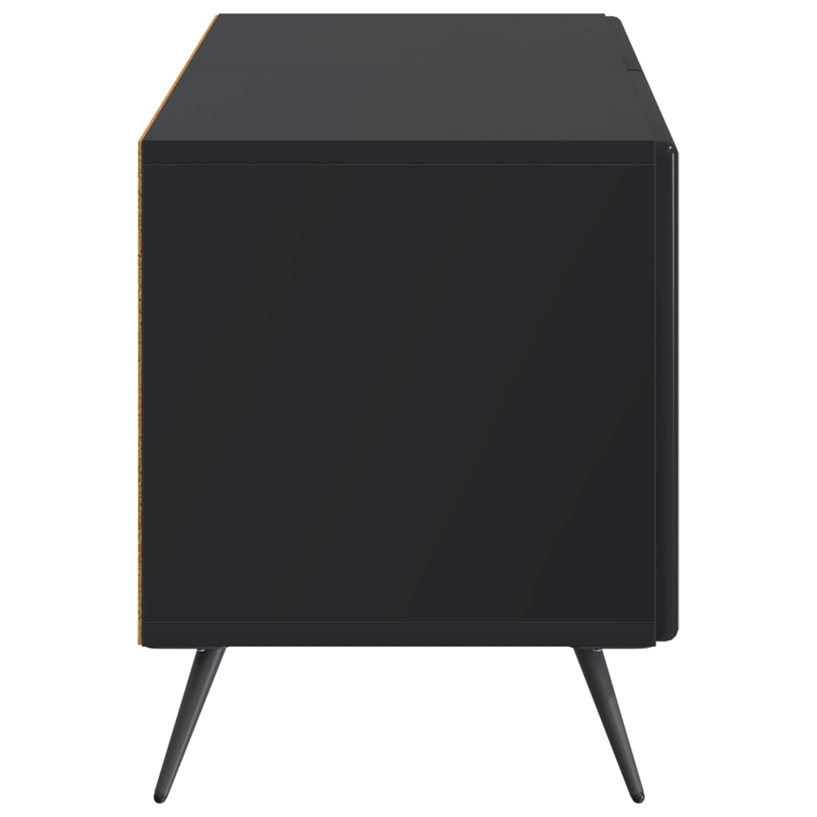 vidaXL Tv-meubel Wit Bewerkt hout