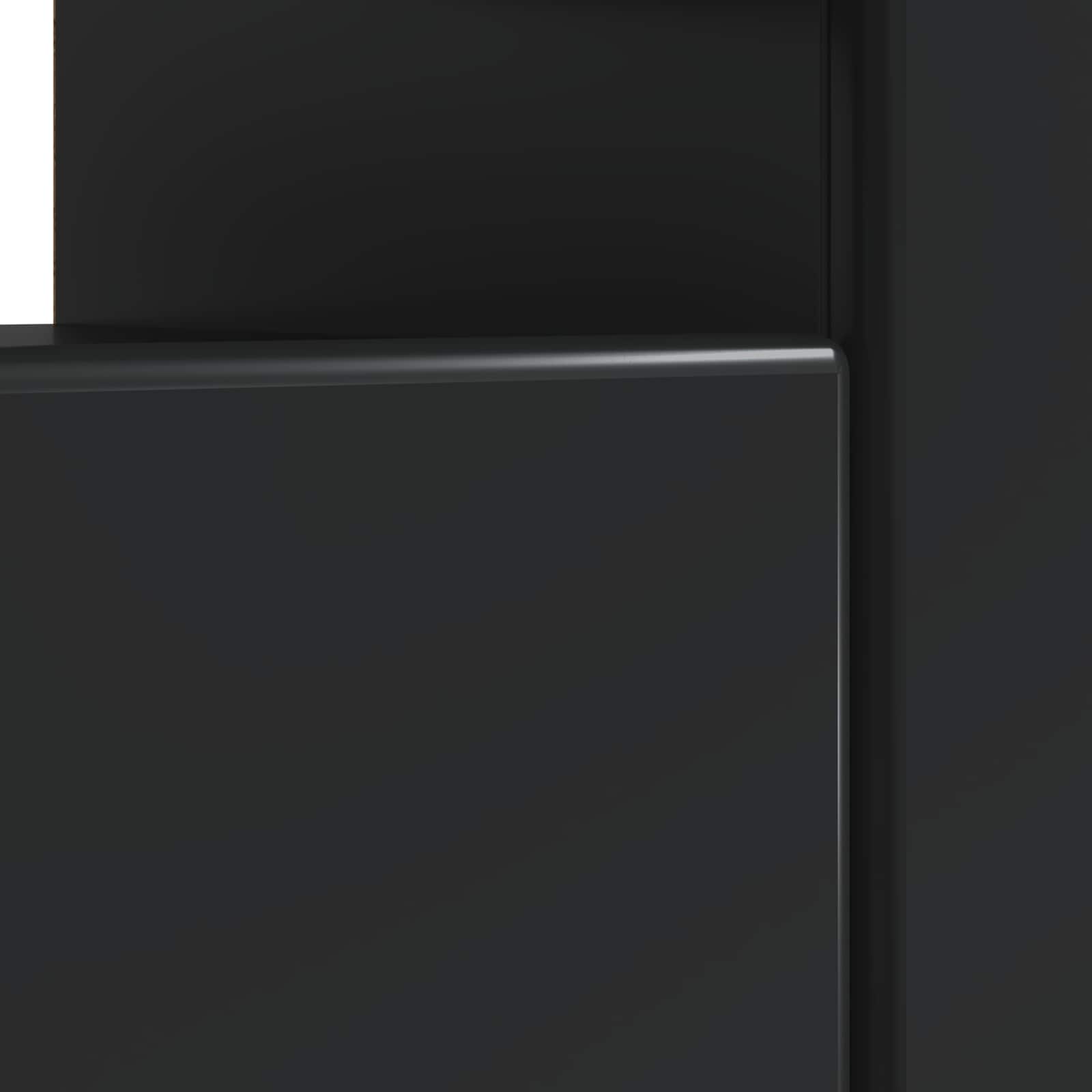 vidaXL LED tv-meubel Wit Bewerkt hout