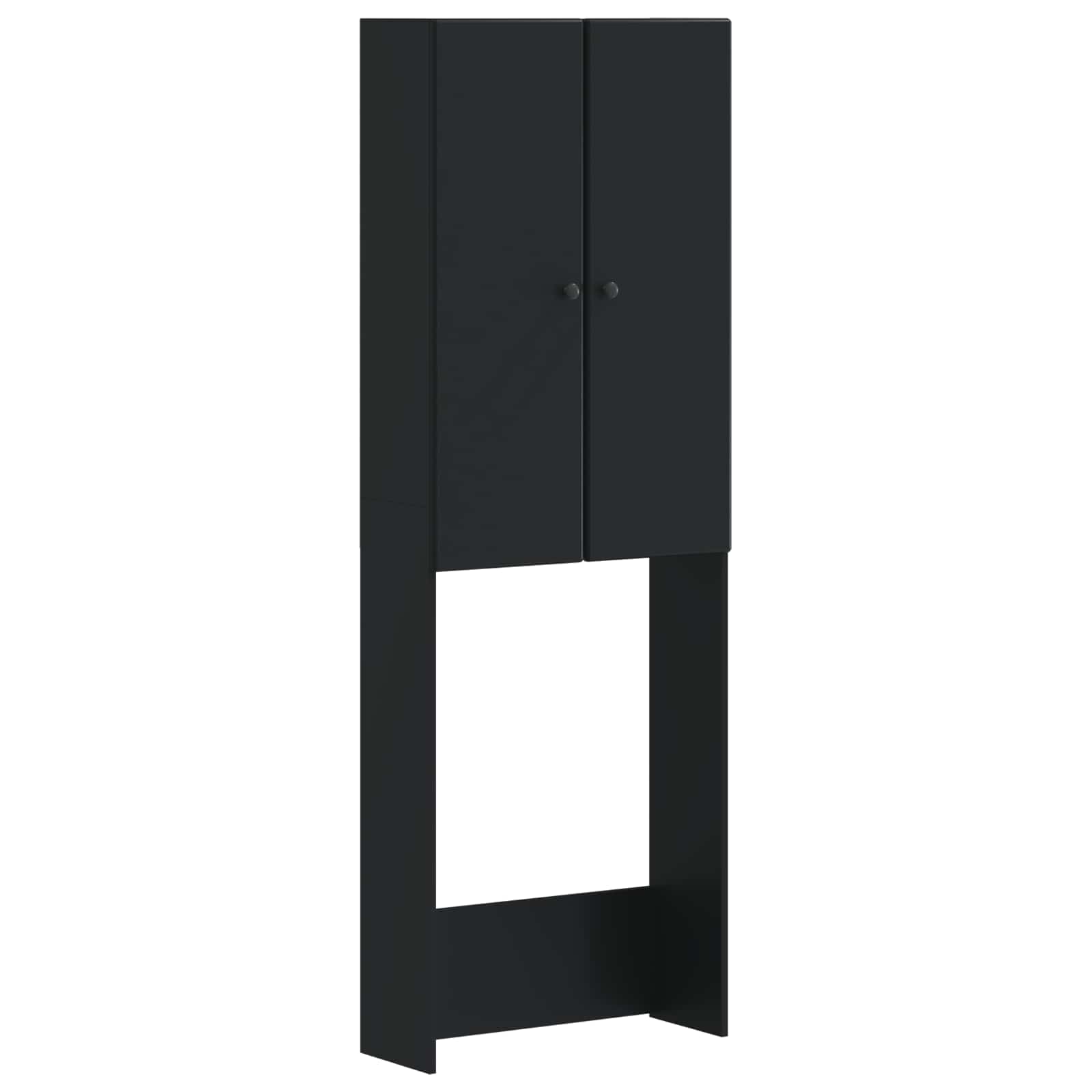 vidaXL Toiletkast BREDA Wit 66 x 25,5 x 190 cm Bewerkt hout