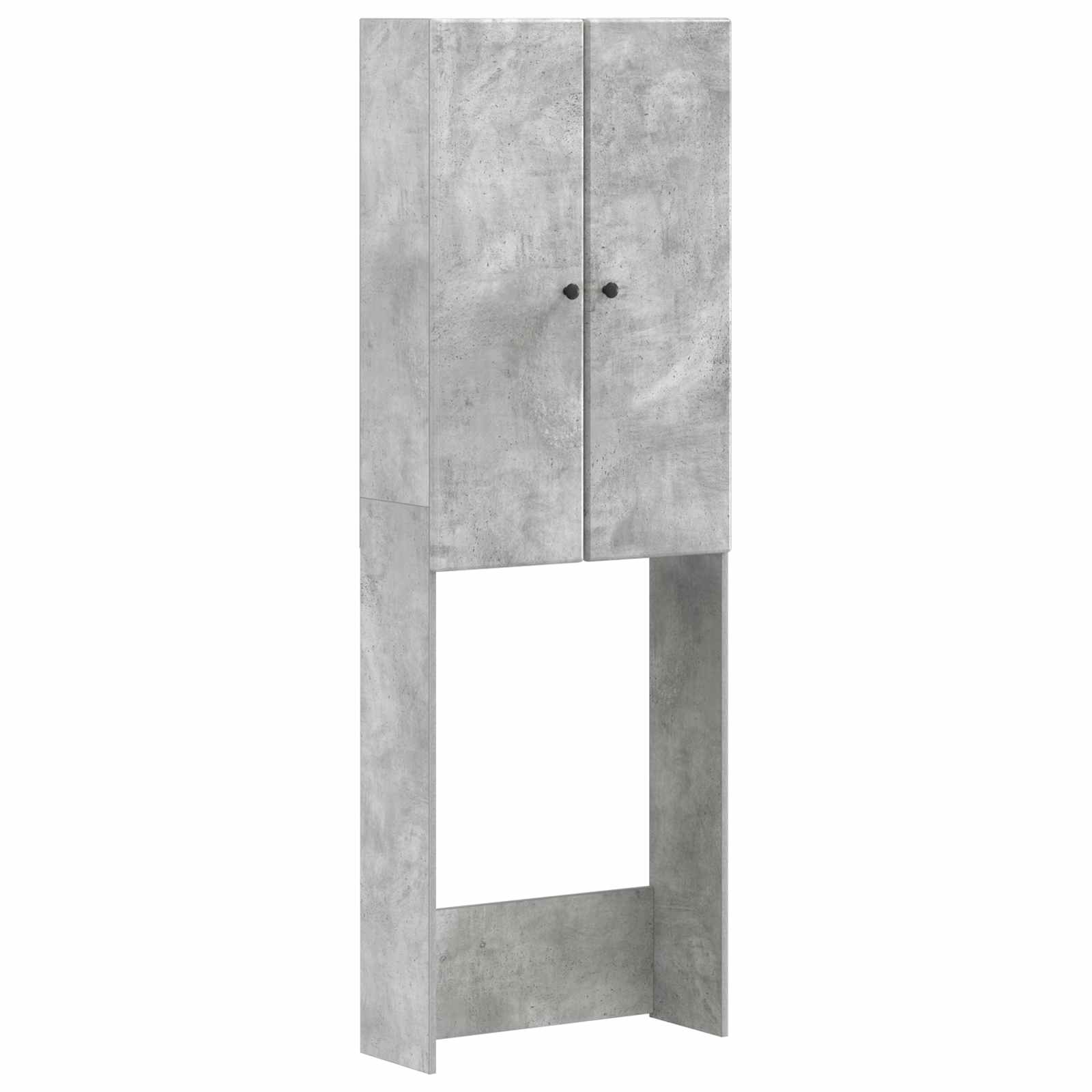 vidaXL Toiletkast BREDA Wit 66 x 25,5 x 190 cm Bewerkt hout