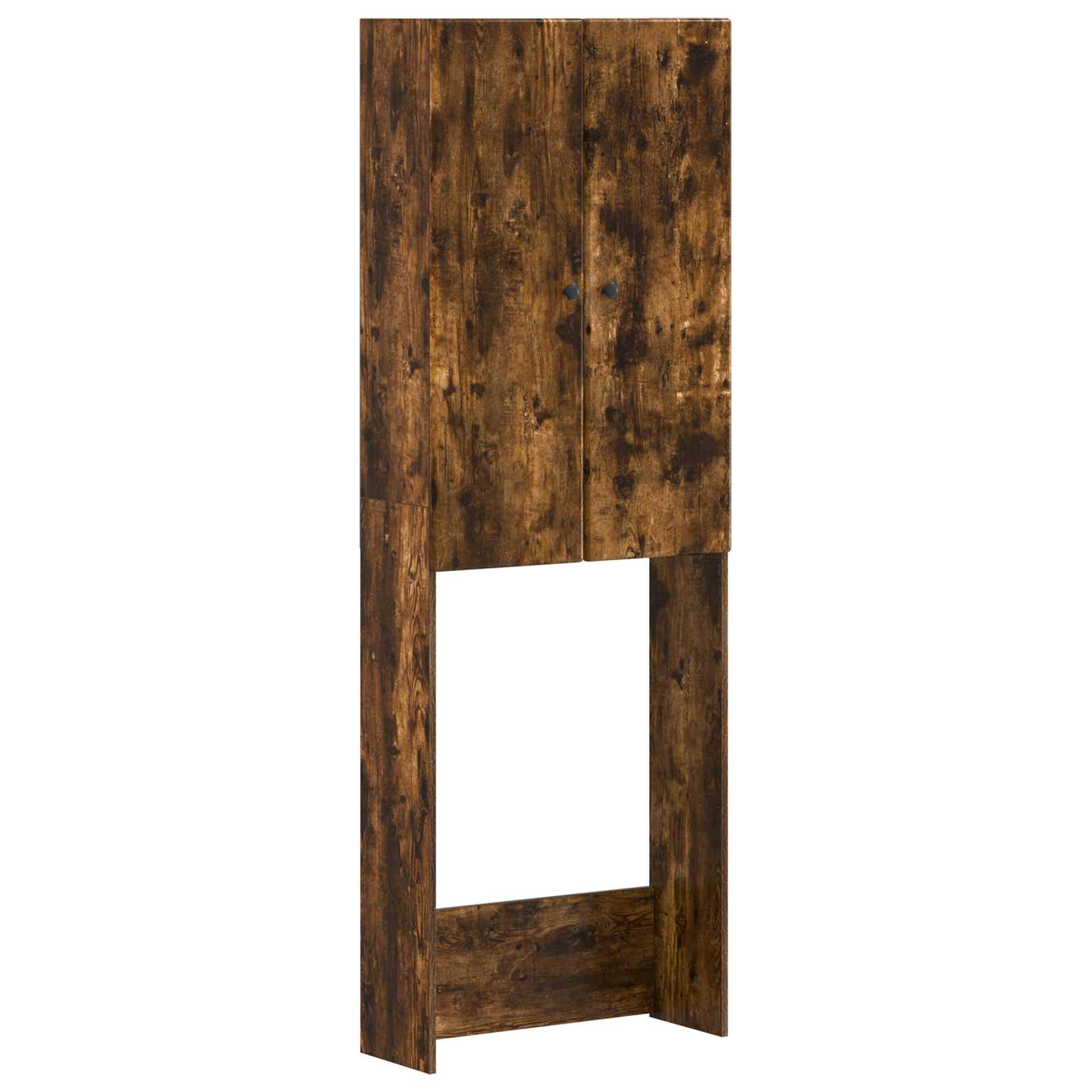 vidaXL Toiletkast BREDA Wit 66 x 25,5 x 190 cm Bewerkt hout